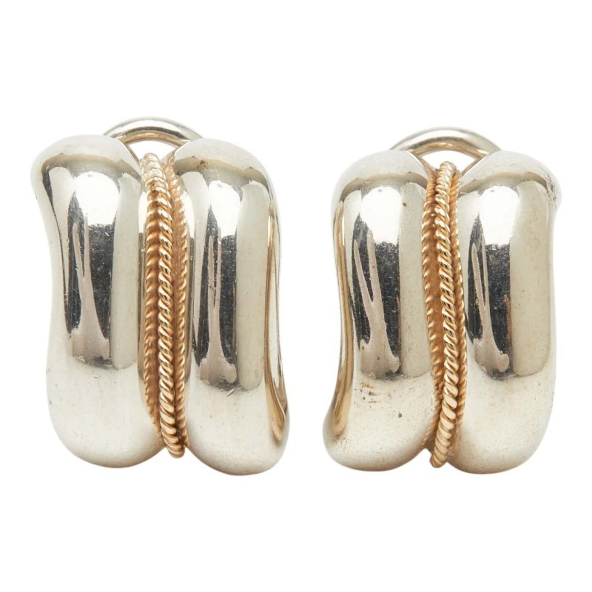 Earrings Sterling Silver and 14K Yellow Gold - Image 2