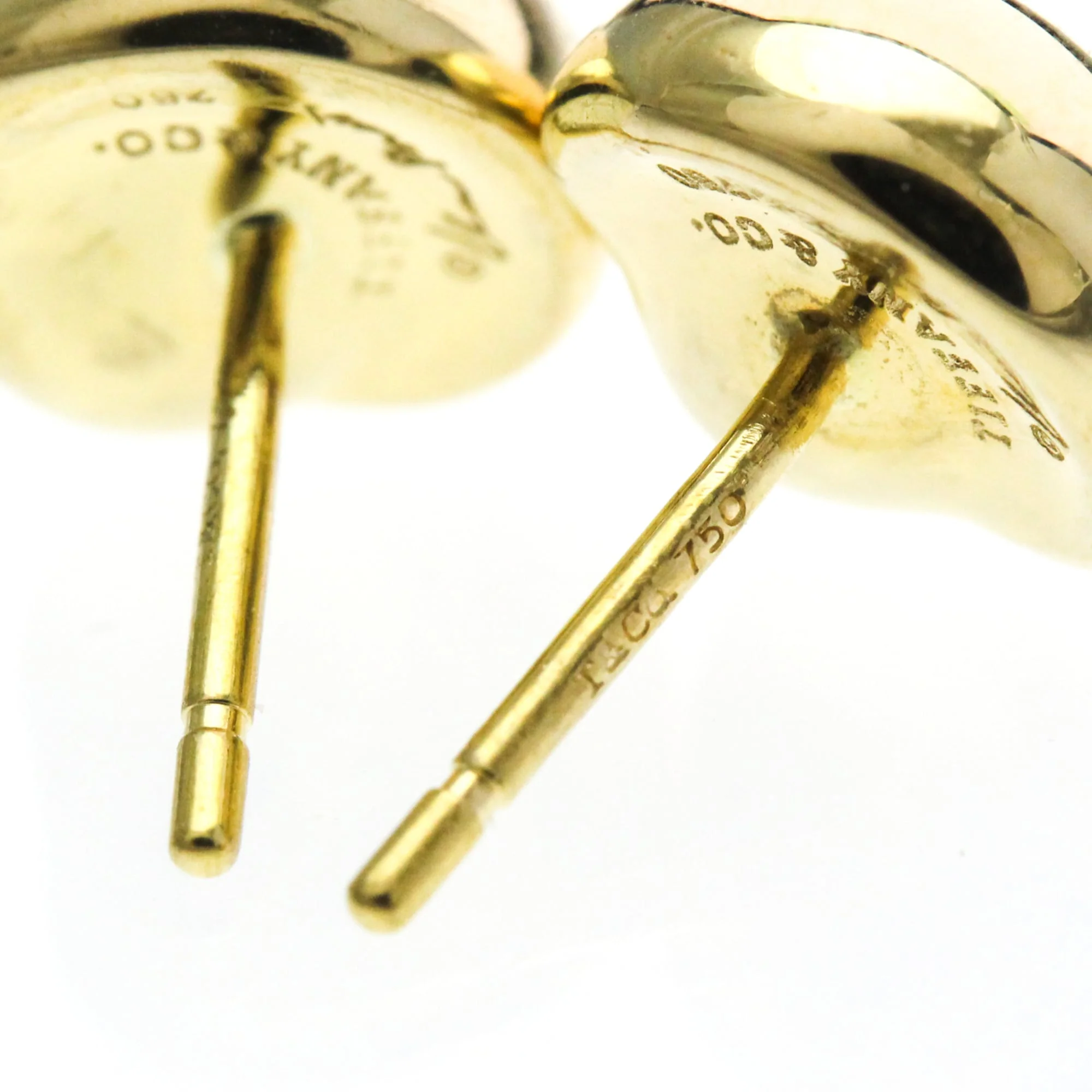 Earrings Stud 18K Yellow Gold - Image 6