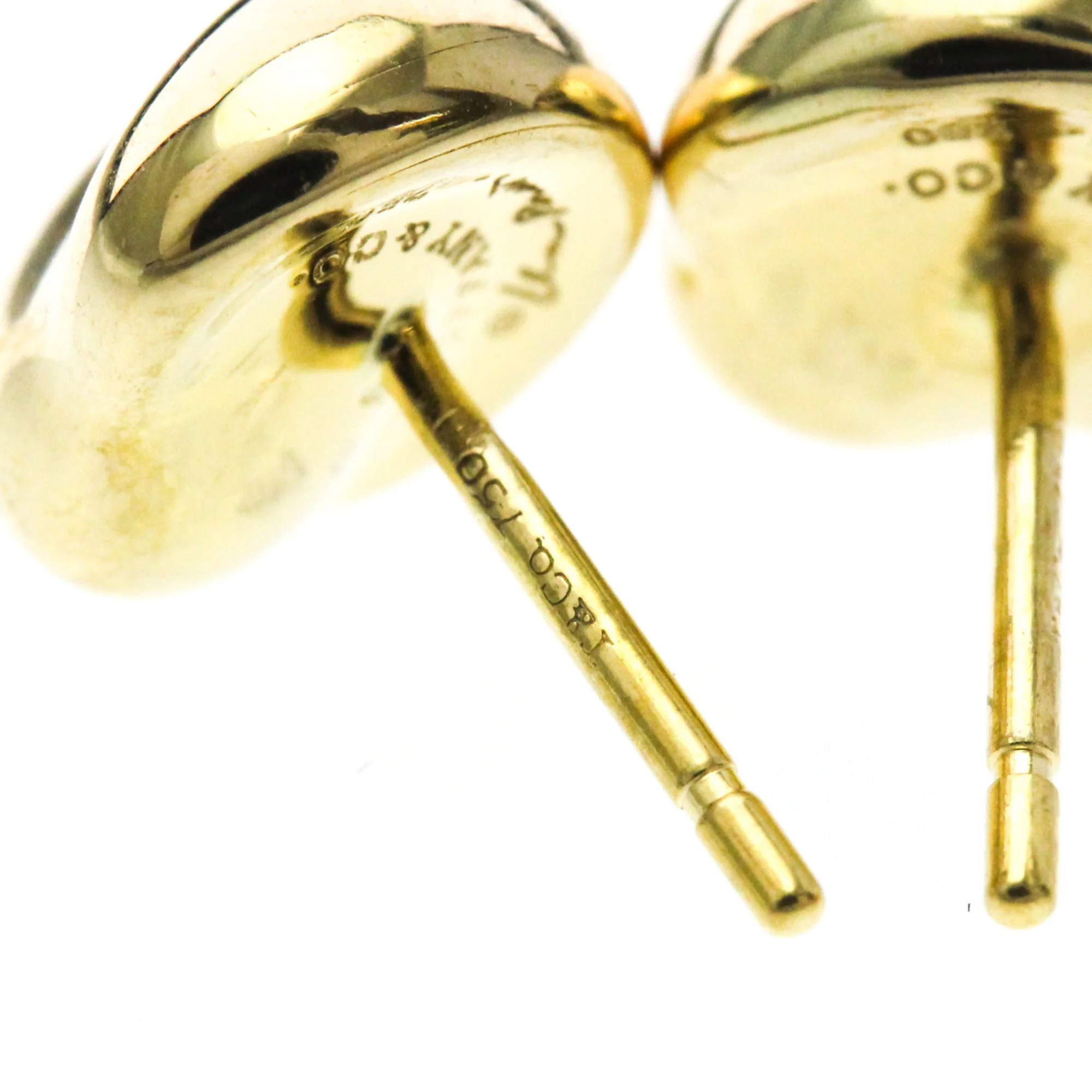 Earrings Stud 18K Yellow Gold - Image 7