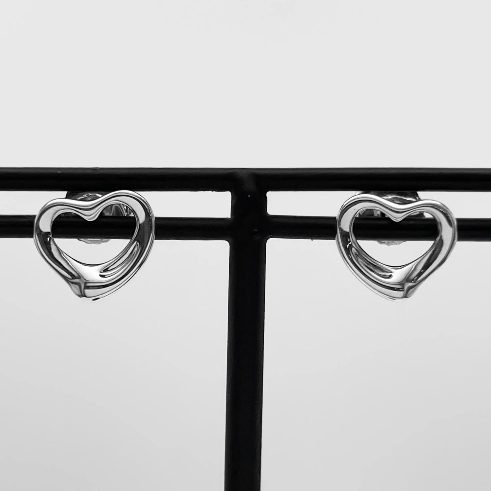 Earrings Stud Sterling Silver and 14K White Gold - Image 2