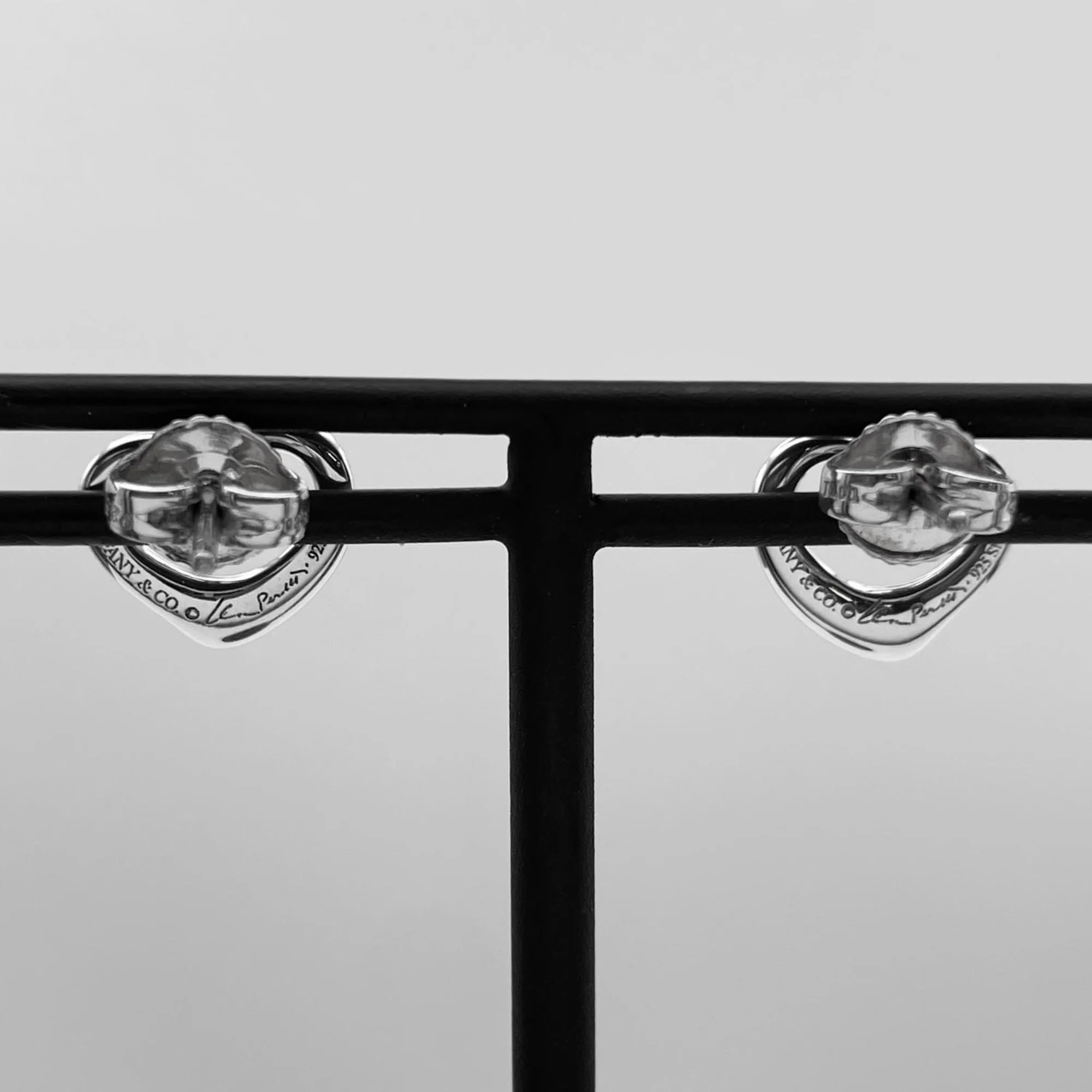 Earrings Stud Sterling Silver and 14K White Gold - Image 3