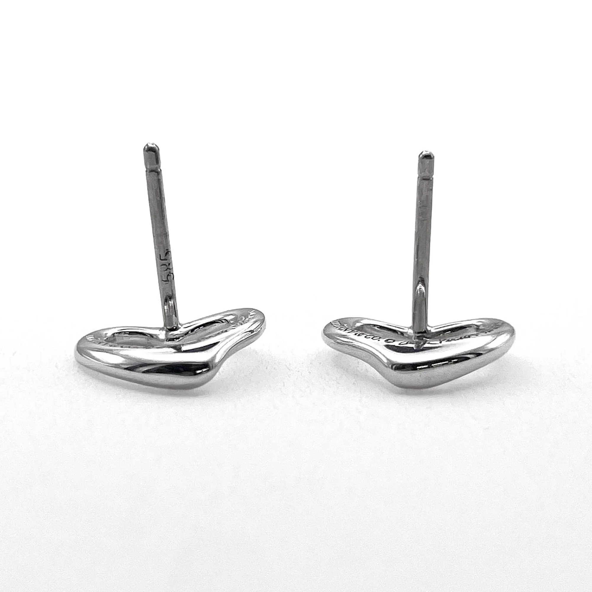 Earrings Stud Sterling Silver and 14K White Gold - Image 6