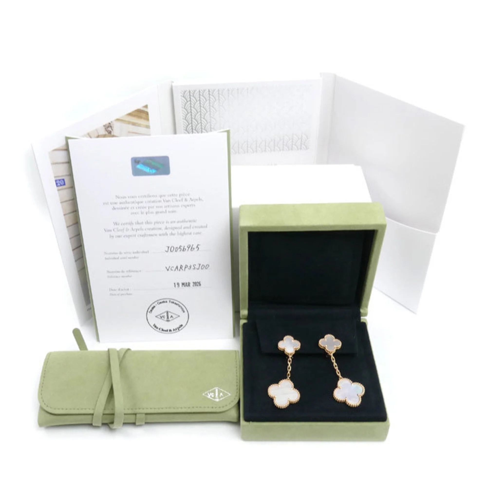 Alhambra Earrings 18K Rose Gold 18K Rose Gold - Image 5