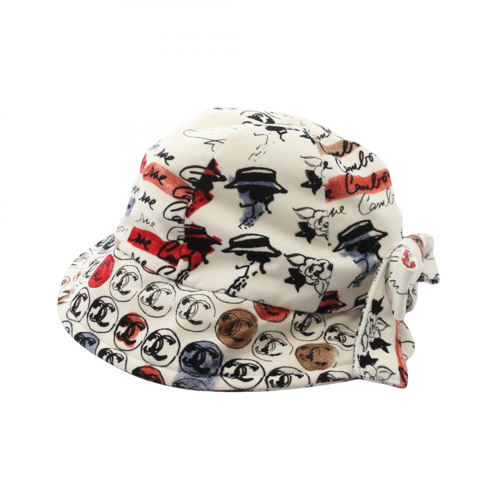 Chanel Coco Mark Cotton Hat