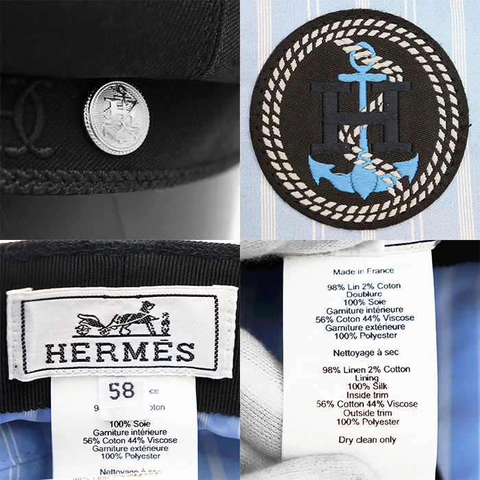 Hermes Kaboul Linen Cotton Hat - Image 10