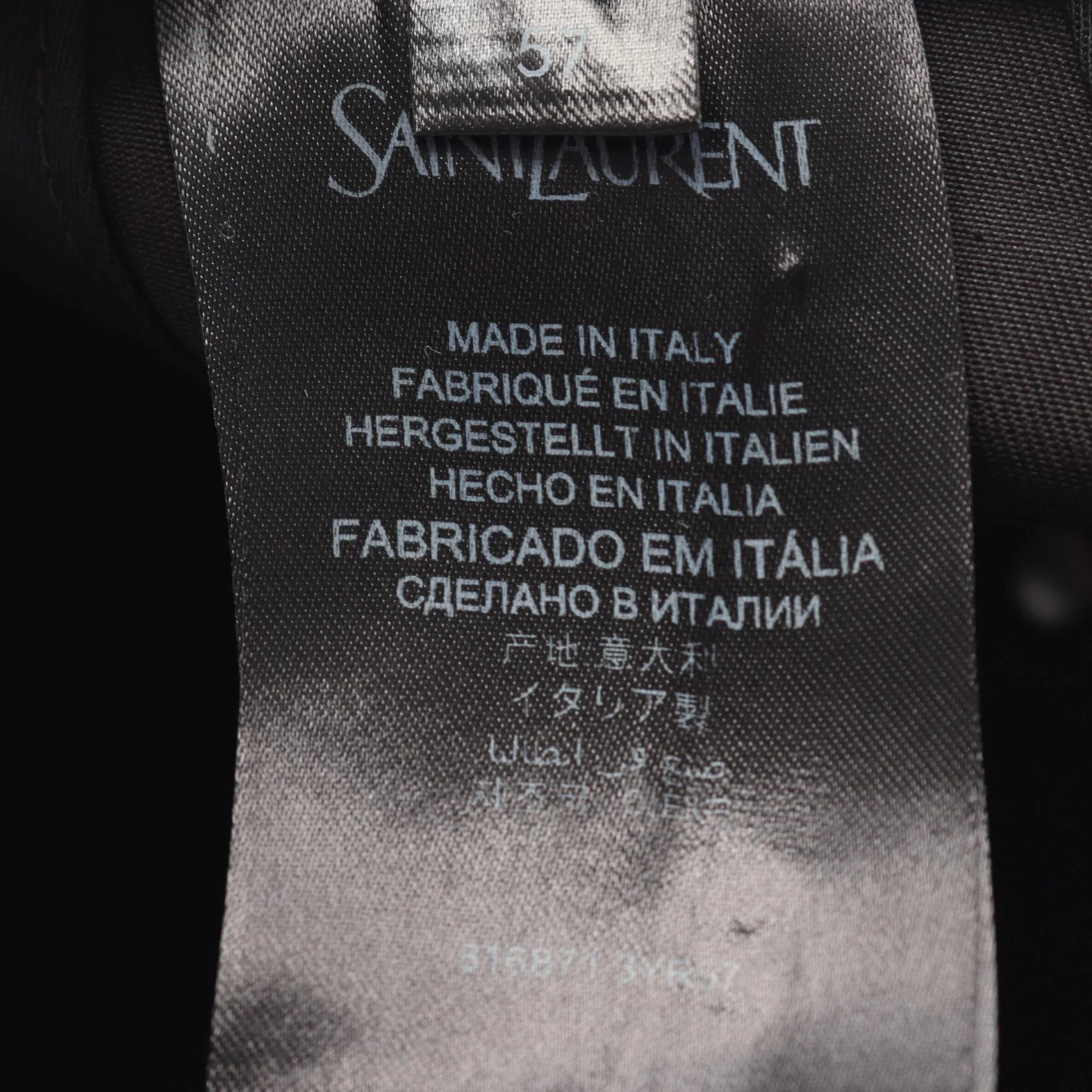 Saint Laurent Paris Y Varsity Cotton Cap - Image 5