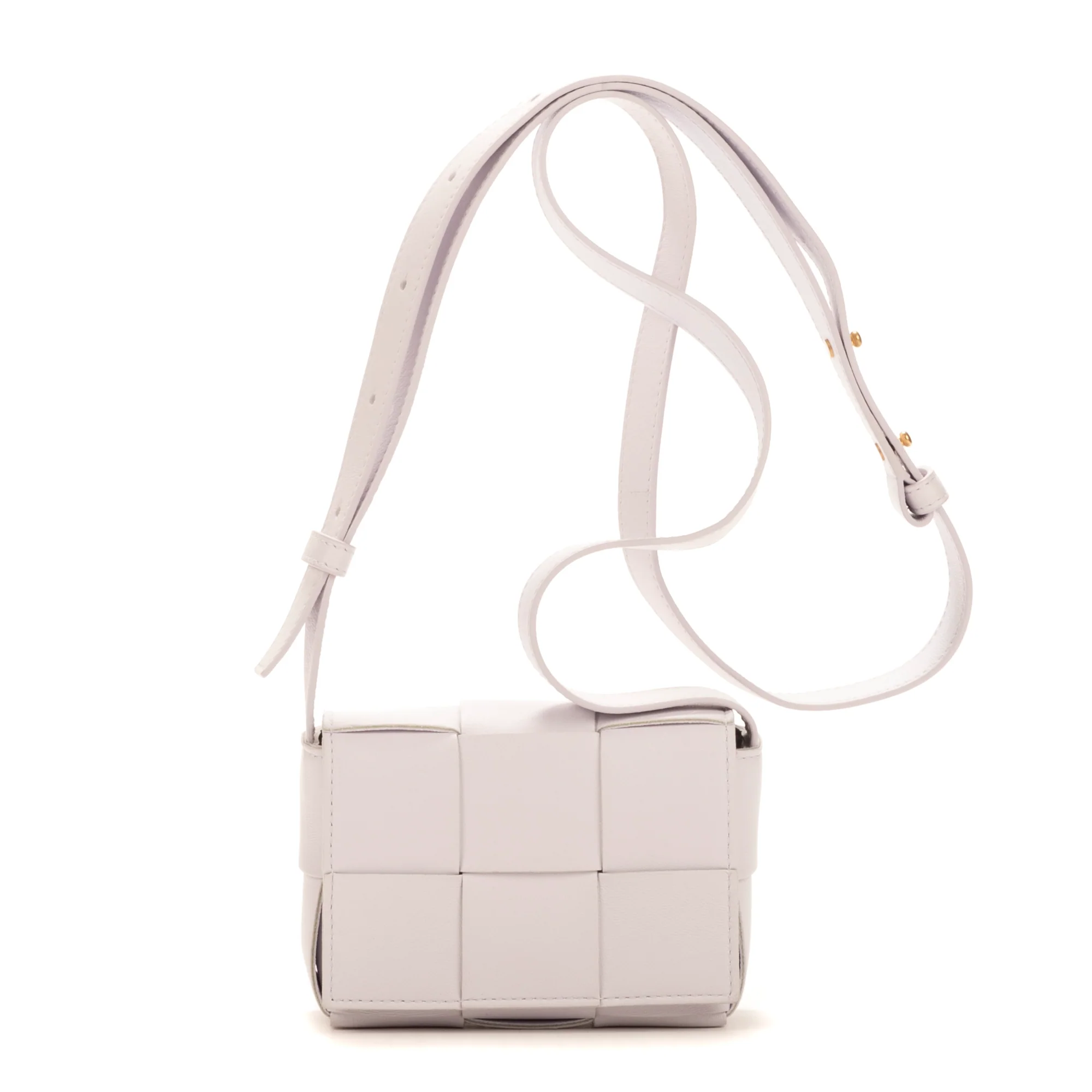 Cassette Crossbody Bag Maxi Intrecciato Leather