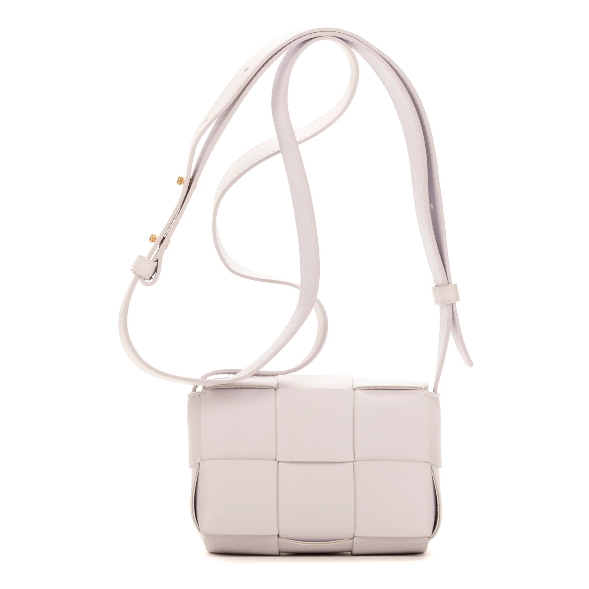 Cassette Crossbody Bag Maxi Intrecciato Leather - Image 4
