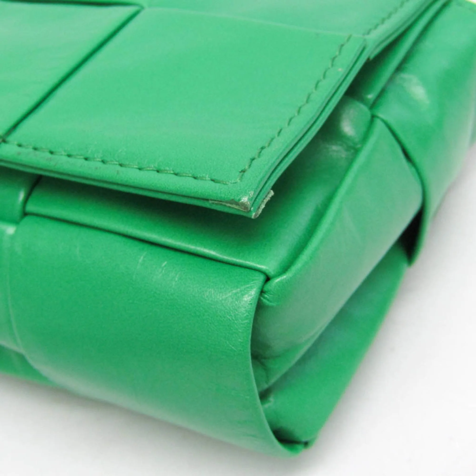 Cassette Crossbody Bag Maxi Intrecciato Leather - Image 5