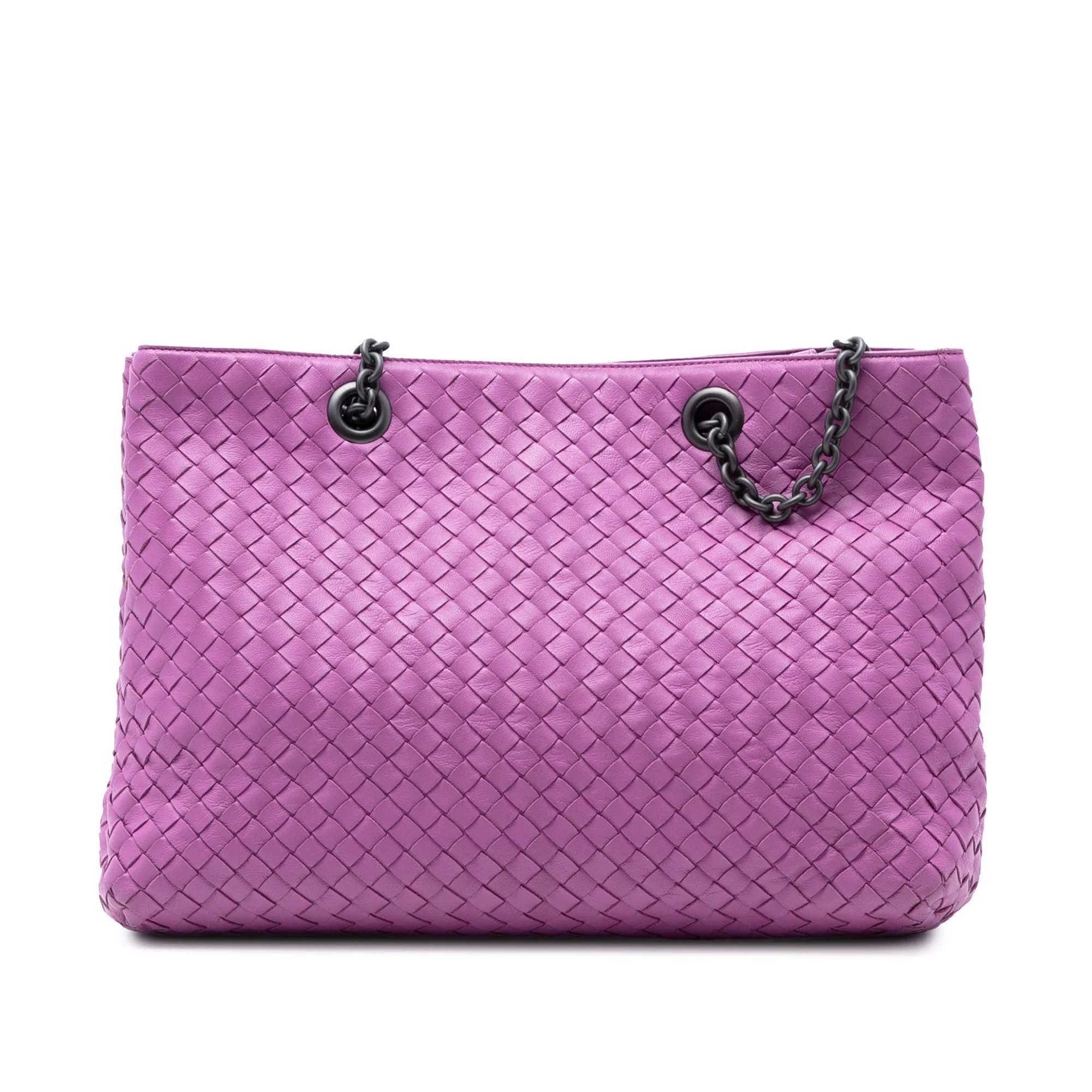Double Chain Tote Intrecciato Nappa Medium
