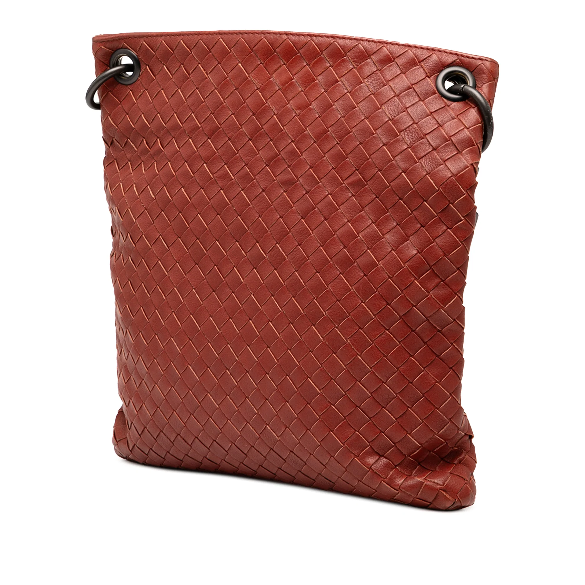 Flat Messenger Bag Intrecciato Nappa Large - Image 2