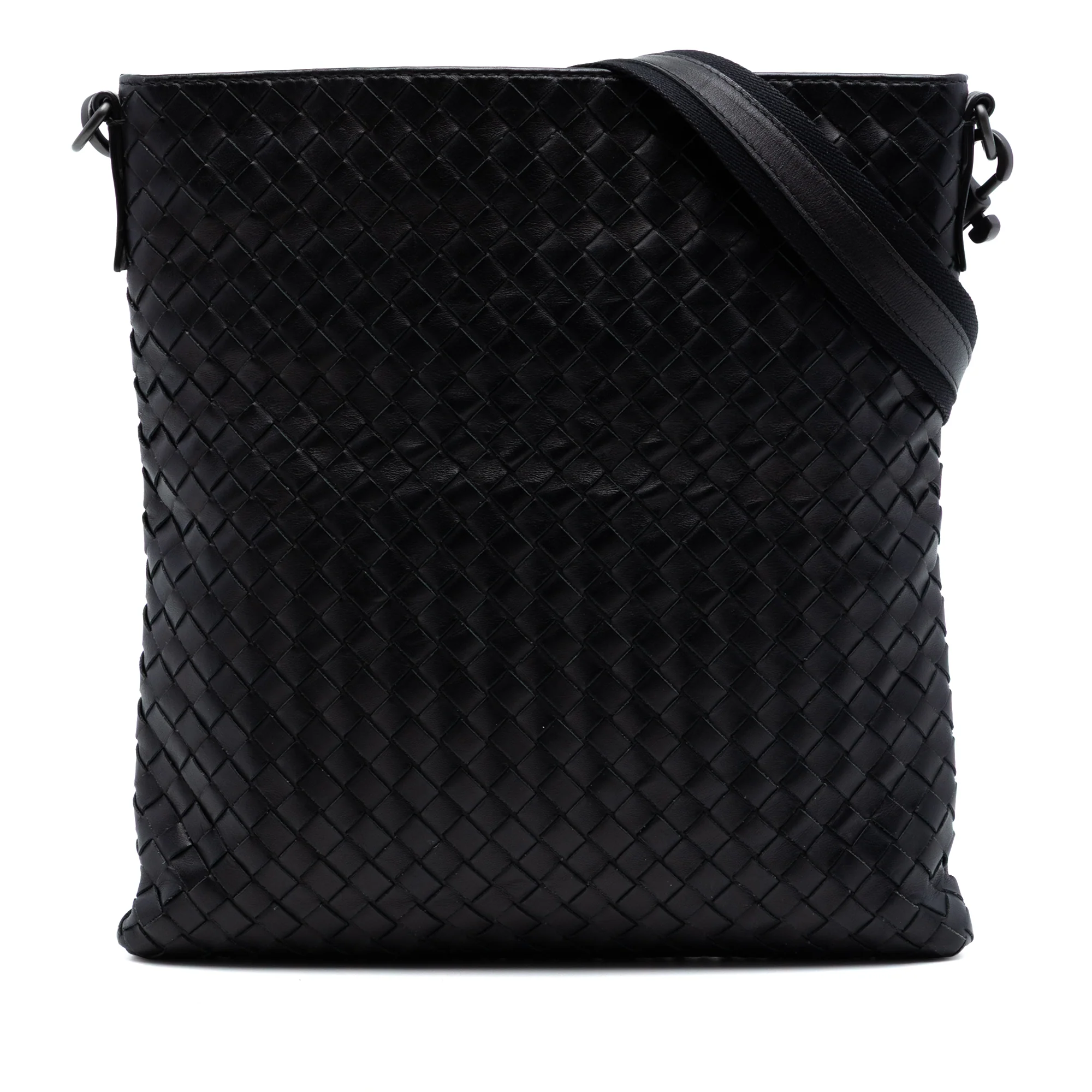 Flat Messenger Bag Intrecciato Nappa Medium