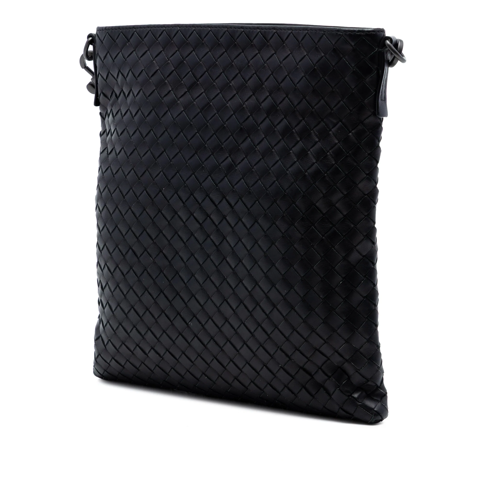 Flat Messenger Bag Intrecciato Nappa Medium - Image 2
