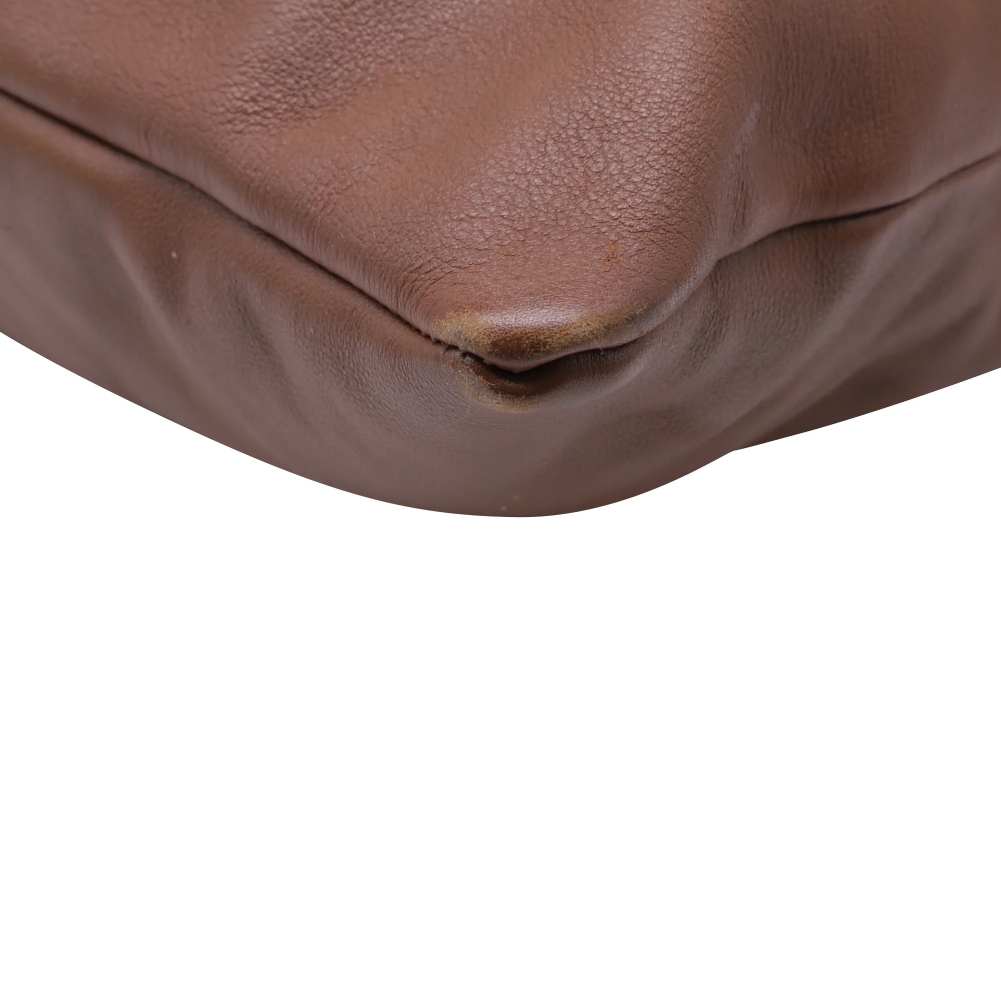 Big Crush Tote Leather and House Check Canvas Large - Image 8