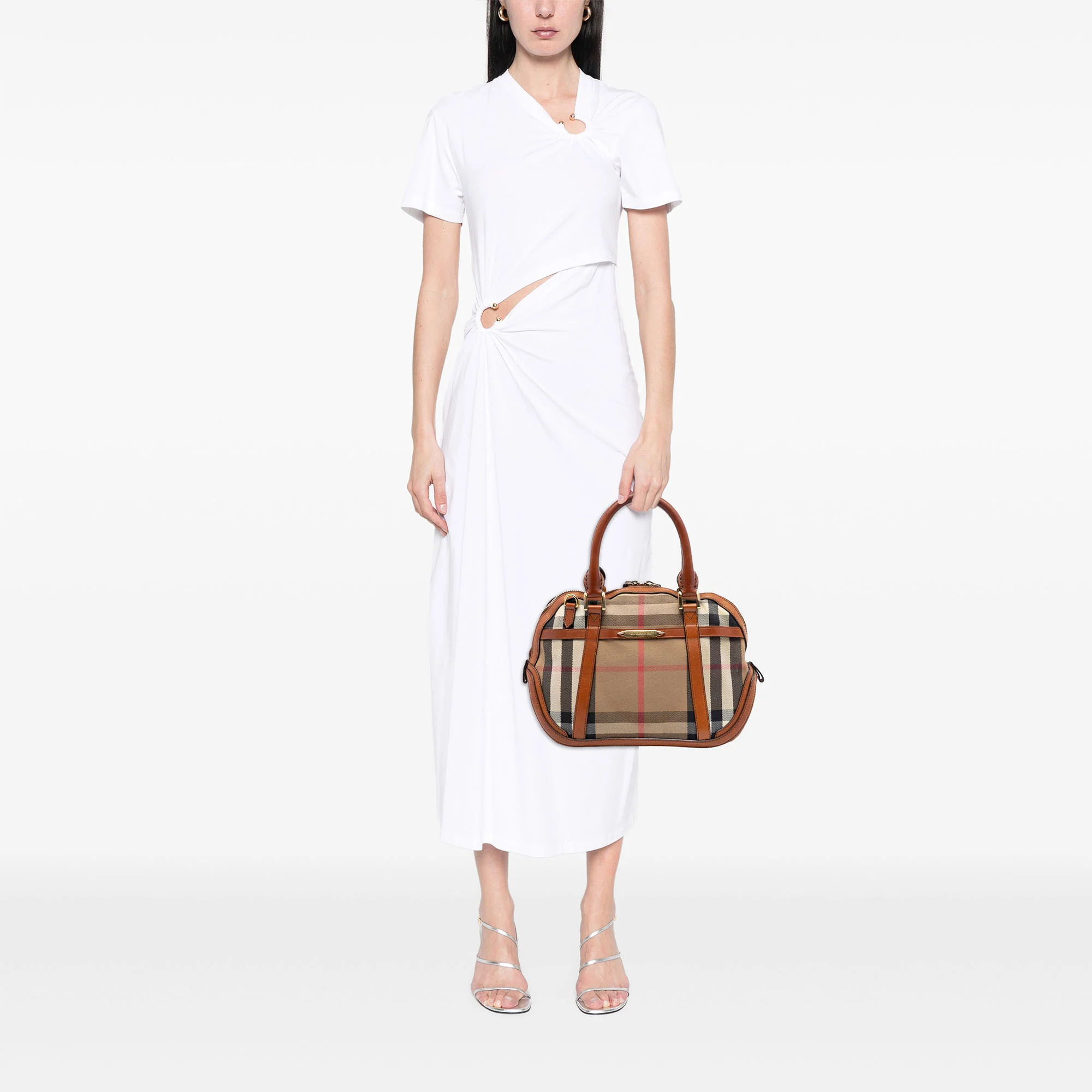 Bridle Orchard Bag House Check Canvas Small - Image 7