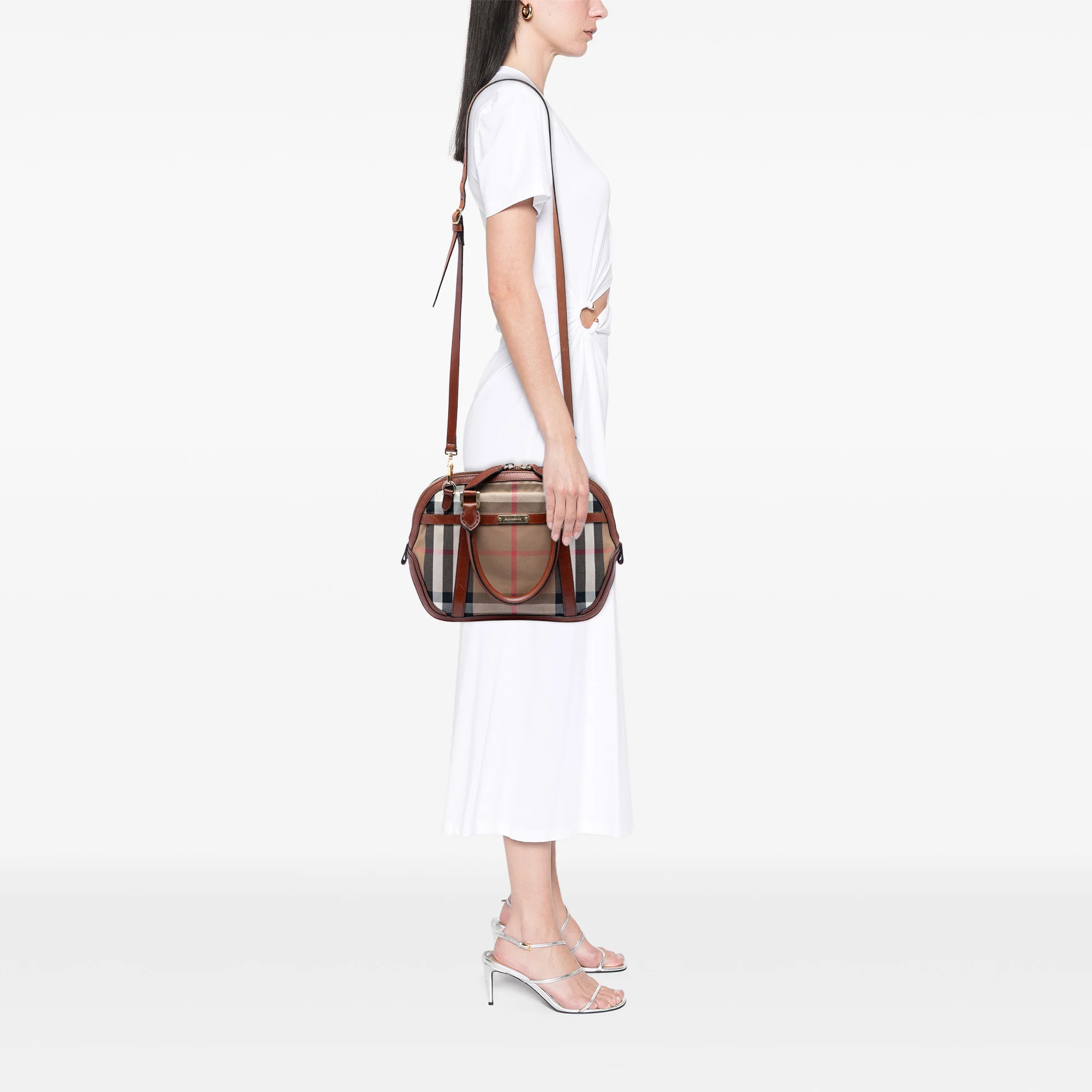 Bridle Orchard Bag House Check Canvas Small - Image 6