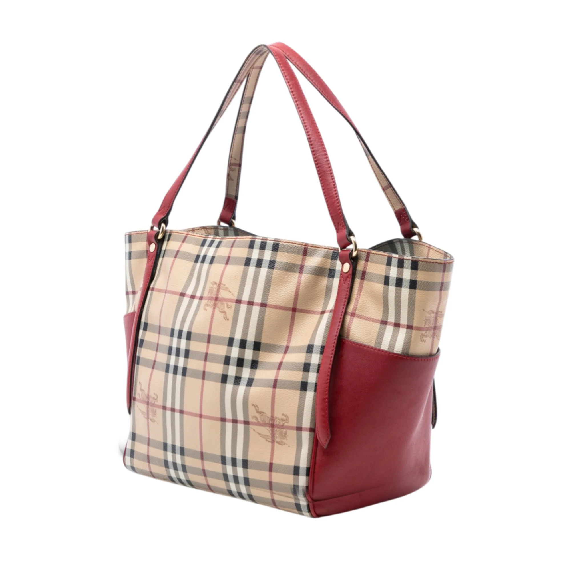 Canterbury Panels Tote Haymarket Coated Canvas and Leather Small - Image 2
