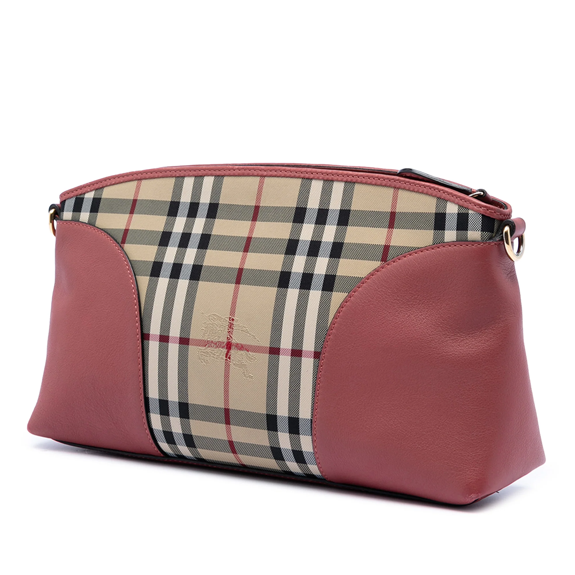 Chichester Crossbody Bag Horseferry Check Canvas and Leather Small - Image 2