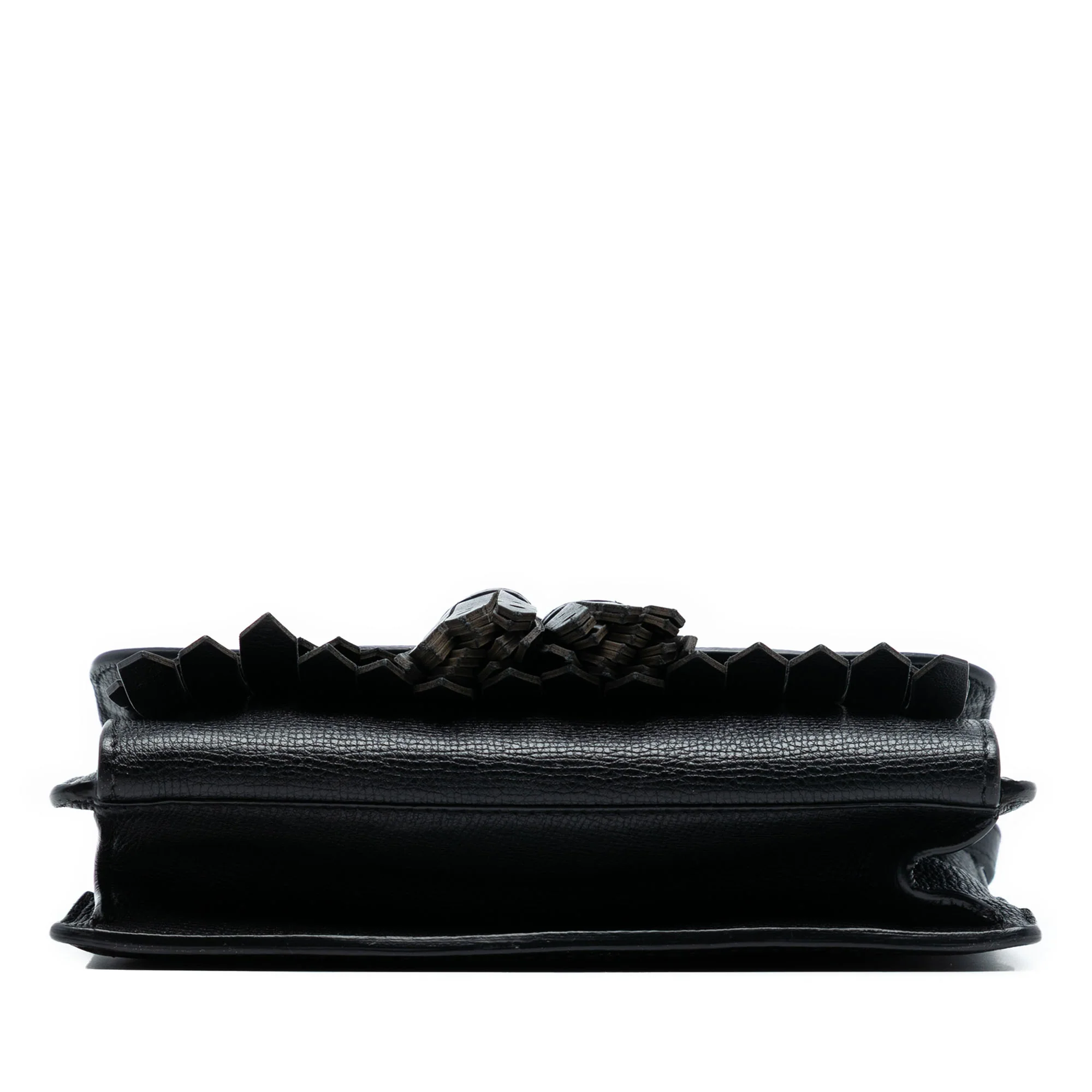 Macken Crossbody Bag Leather with Fringe Small - Image 3