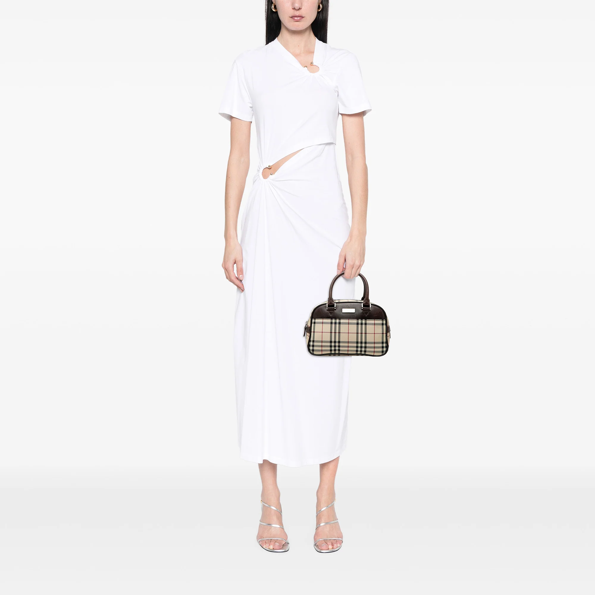 Orchard Bag Horseferry Check Canvas Small - Image 6