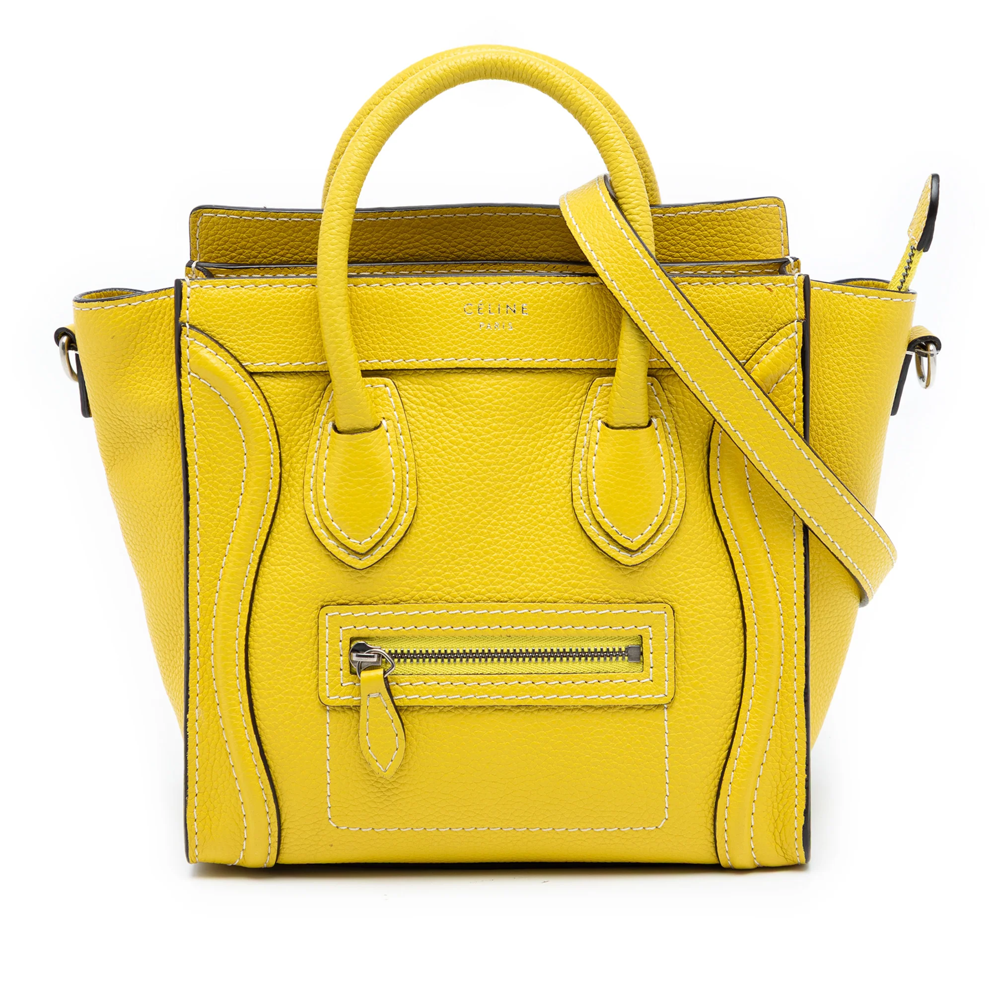 Luggage Bag Grainy Leather Mini