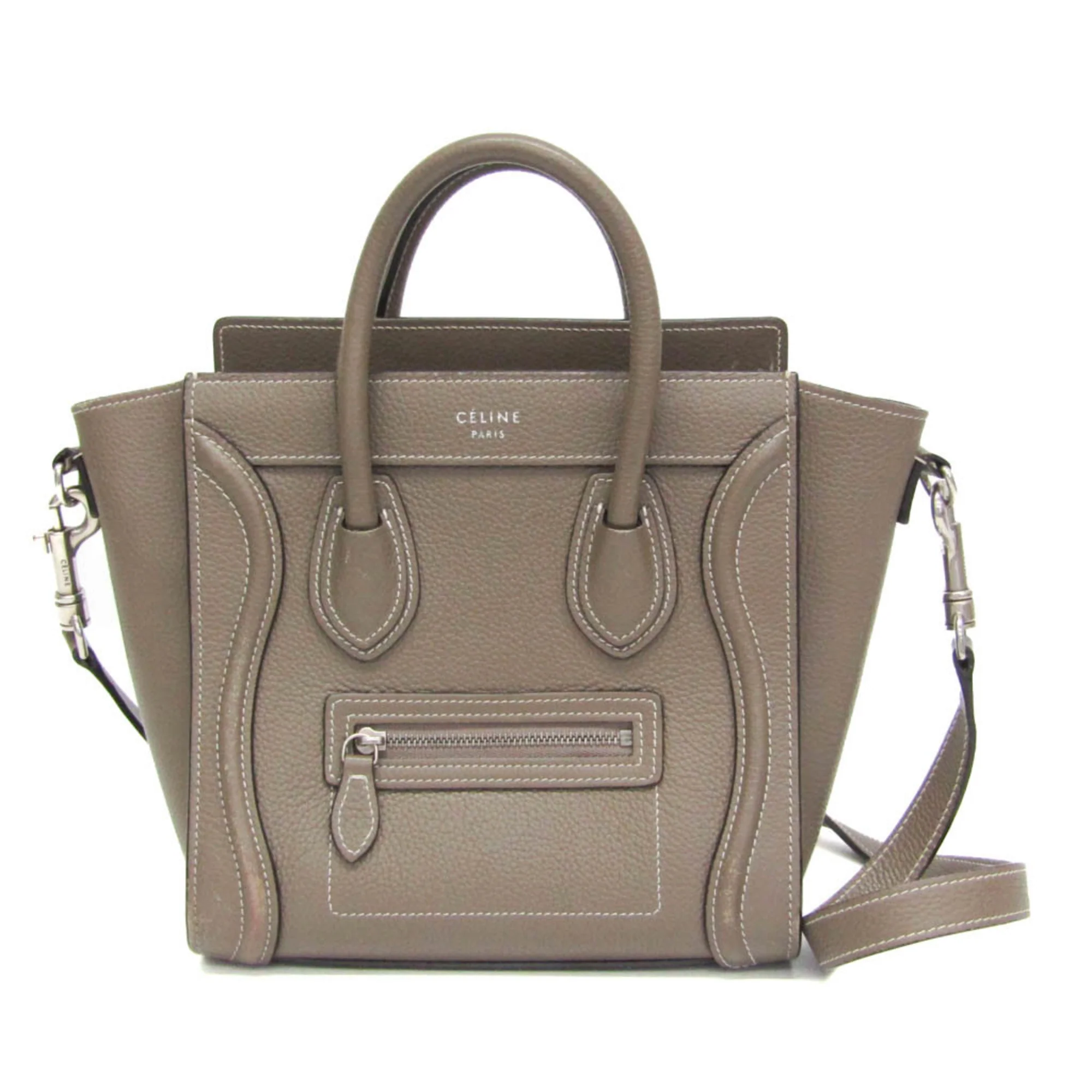 Luggage Bag Grainy Leather Mini