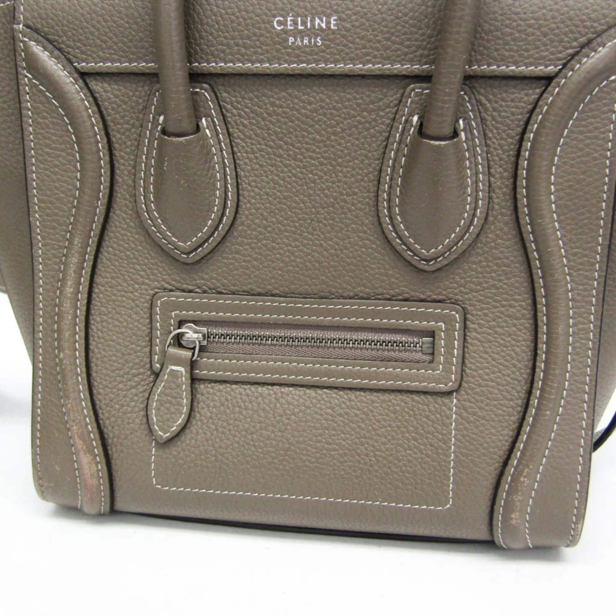 Luggage Bag Grainy Leather Mini - Image 7