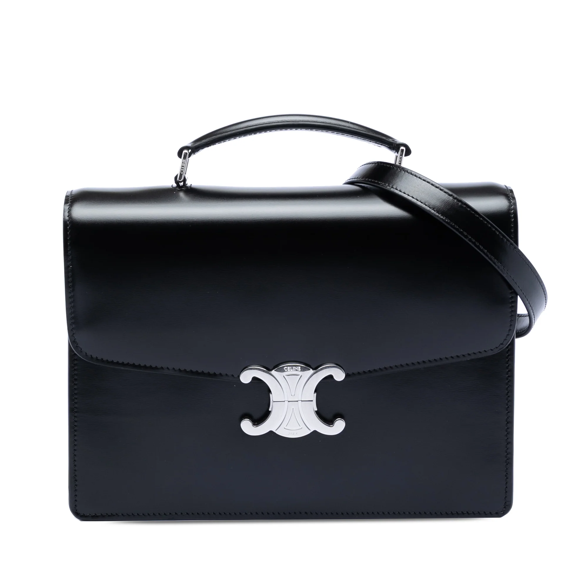 Margo Triomphe Wallet on Chain Leather