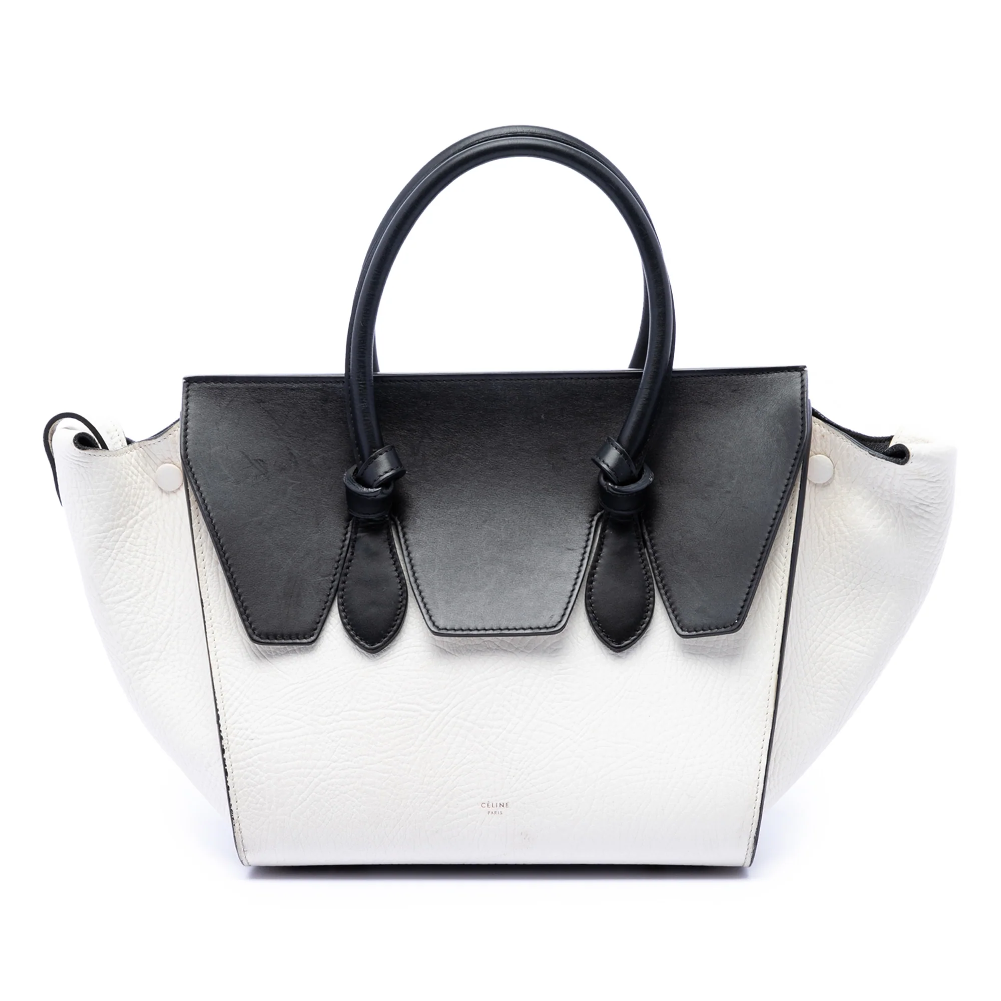Tie Knot Tote Grainy Leather Small