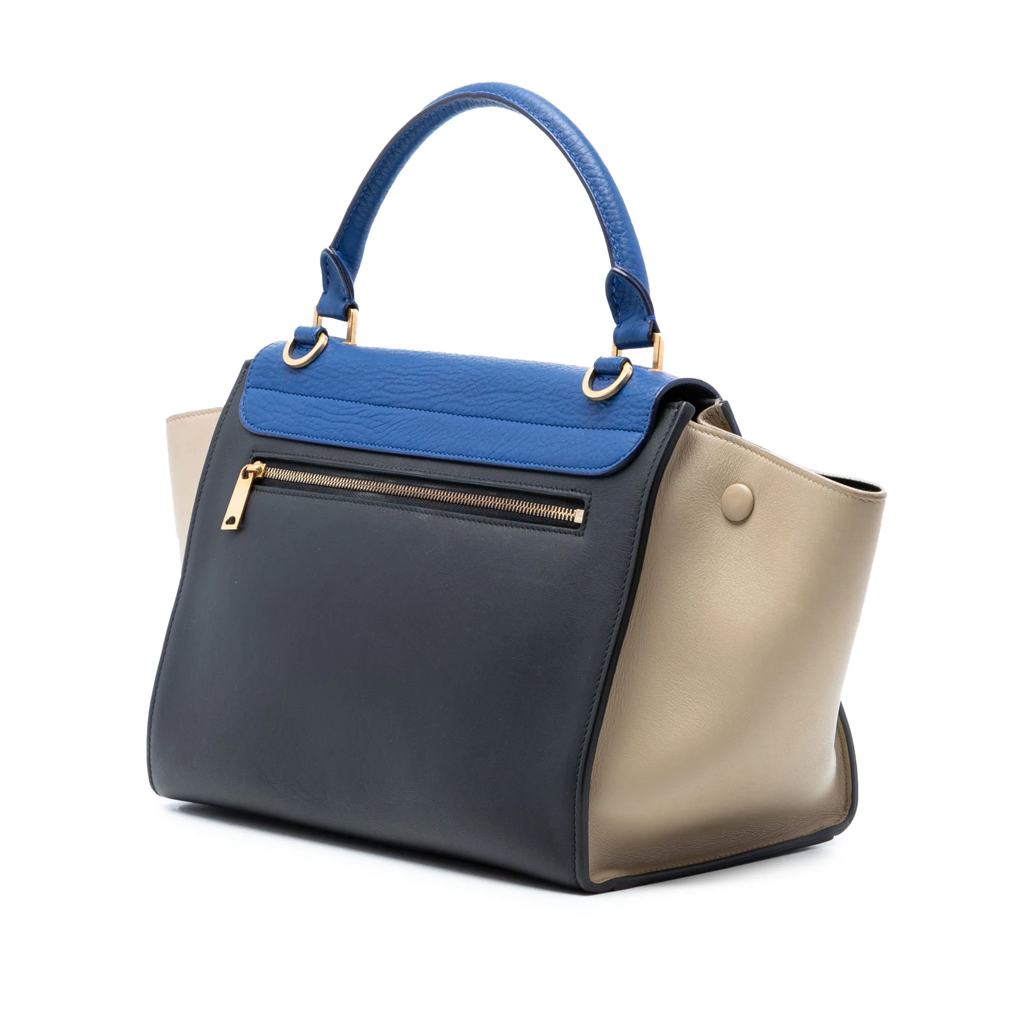 Tricolor Trapeze Bag Leather Small - Image 2