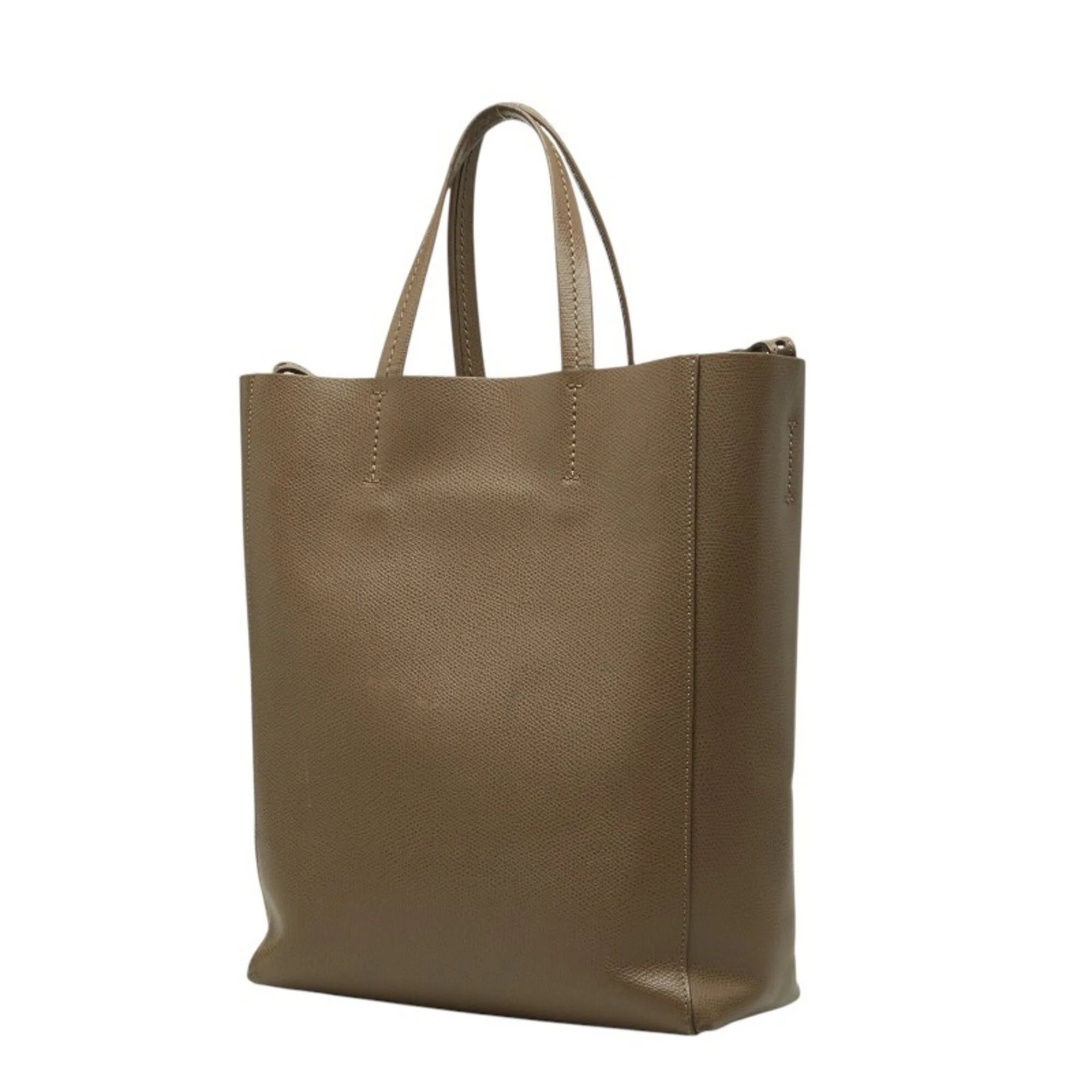 Vertical Bi-Cabas Tote Grained Calfskin Small - Image 2