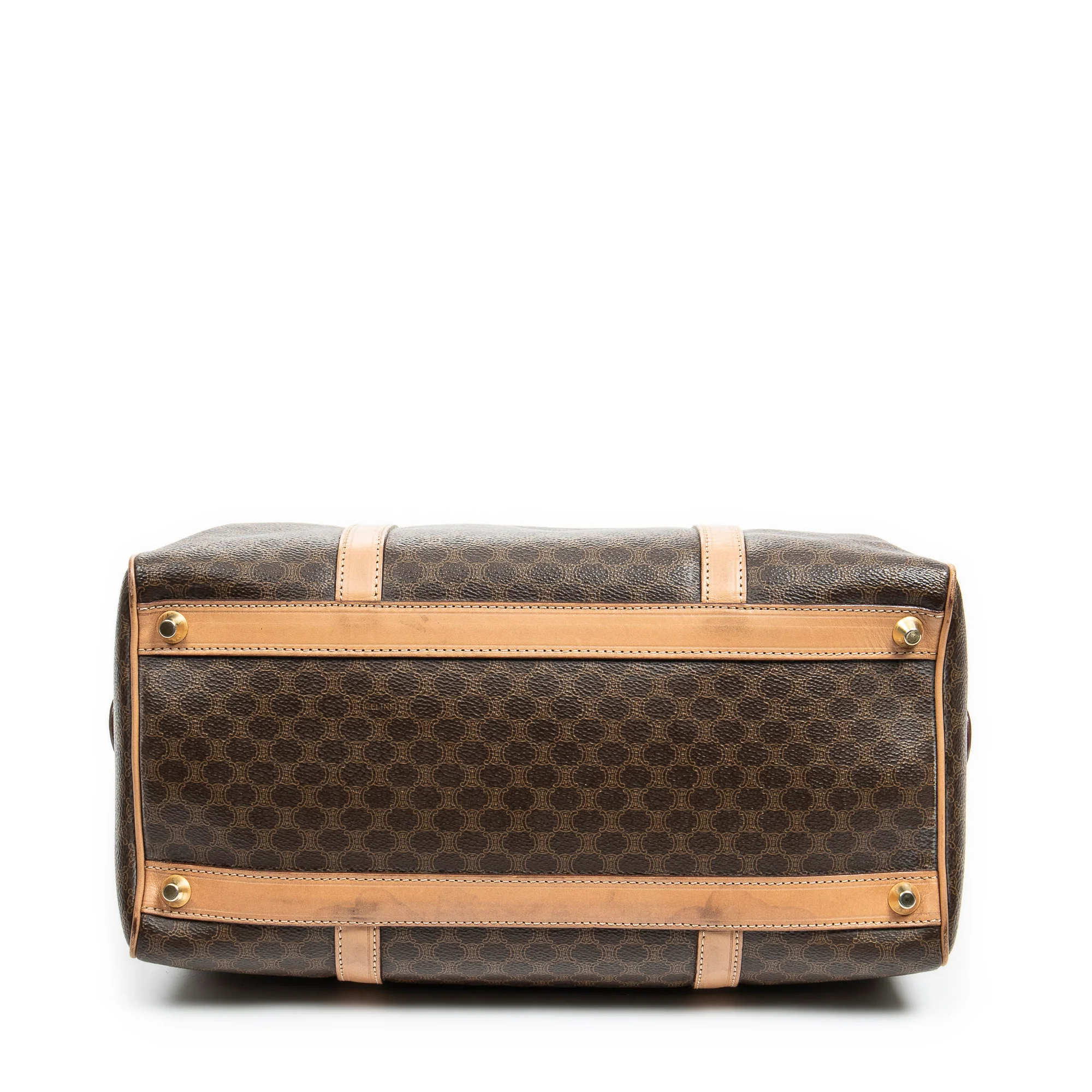 Vintage Duffle Bag Macadam Coated Canvas Medium - Image 6