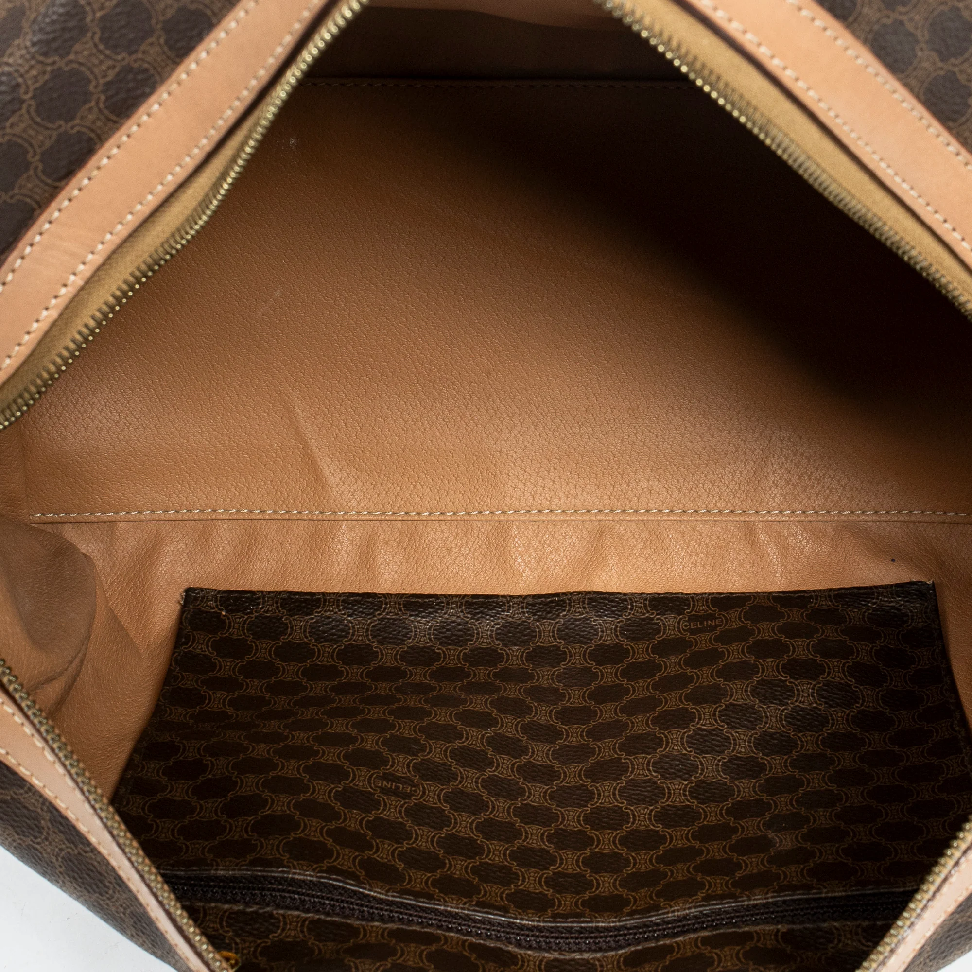 Vintage Duffle Bag Macadam Coated Canvas Medium - Image 7