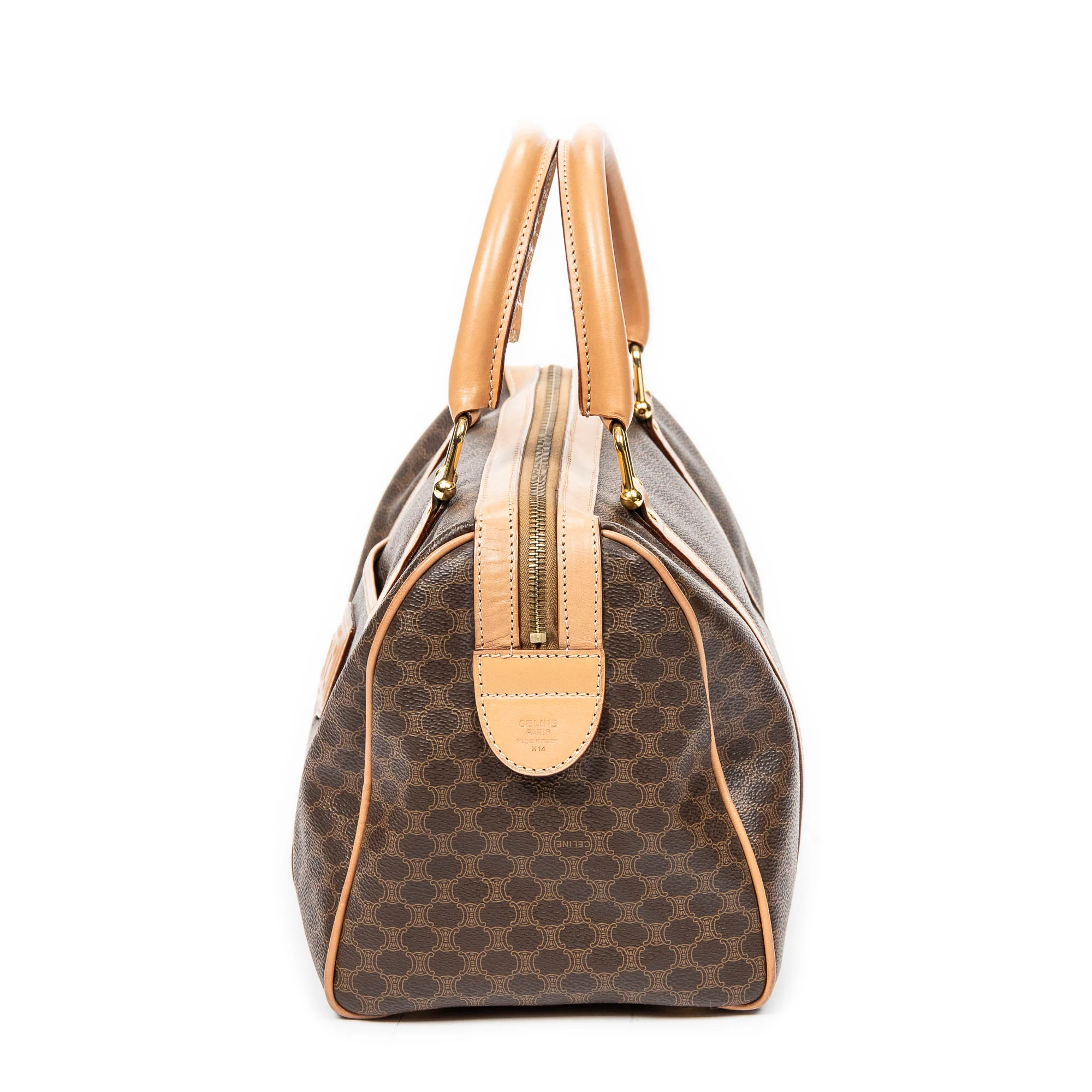 Vintage Duffle Bag Macadam Coated Canvas Medium - Image 3