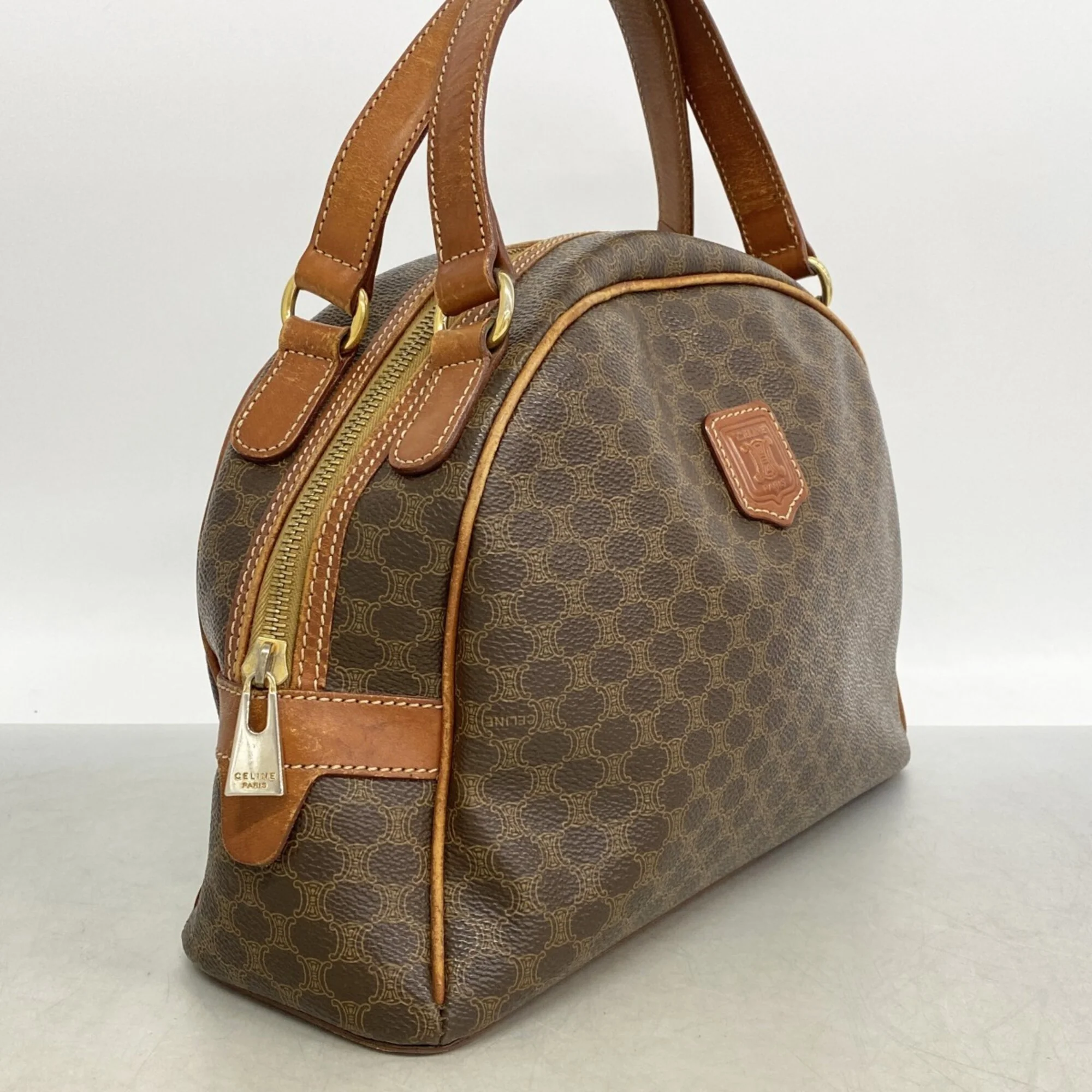 Vintage Duffle Bag Macadam Coated Canvas Medium - Image 2
