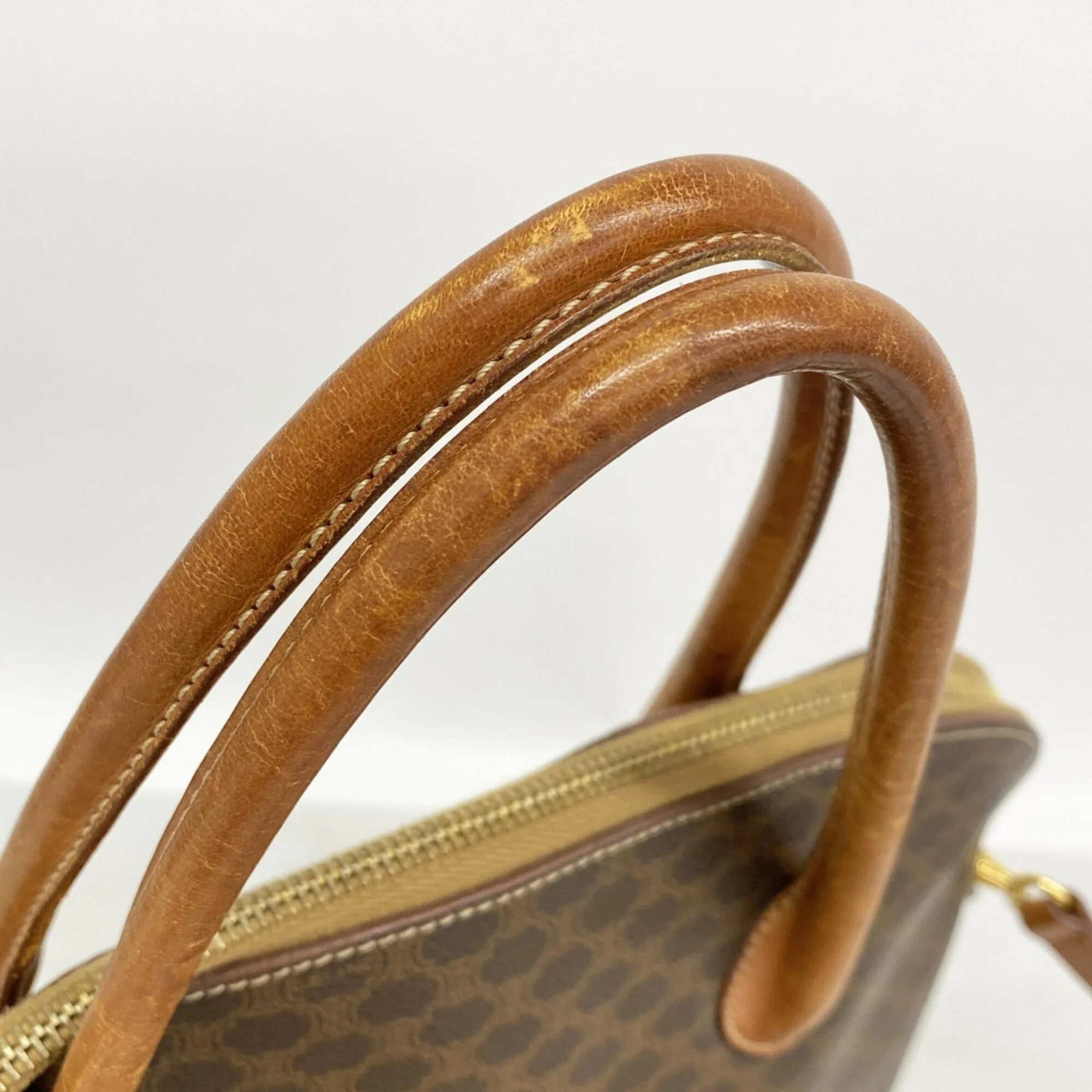 Vintage Duffle Bag Macadam Coated Canvas Medium - Image 7