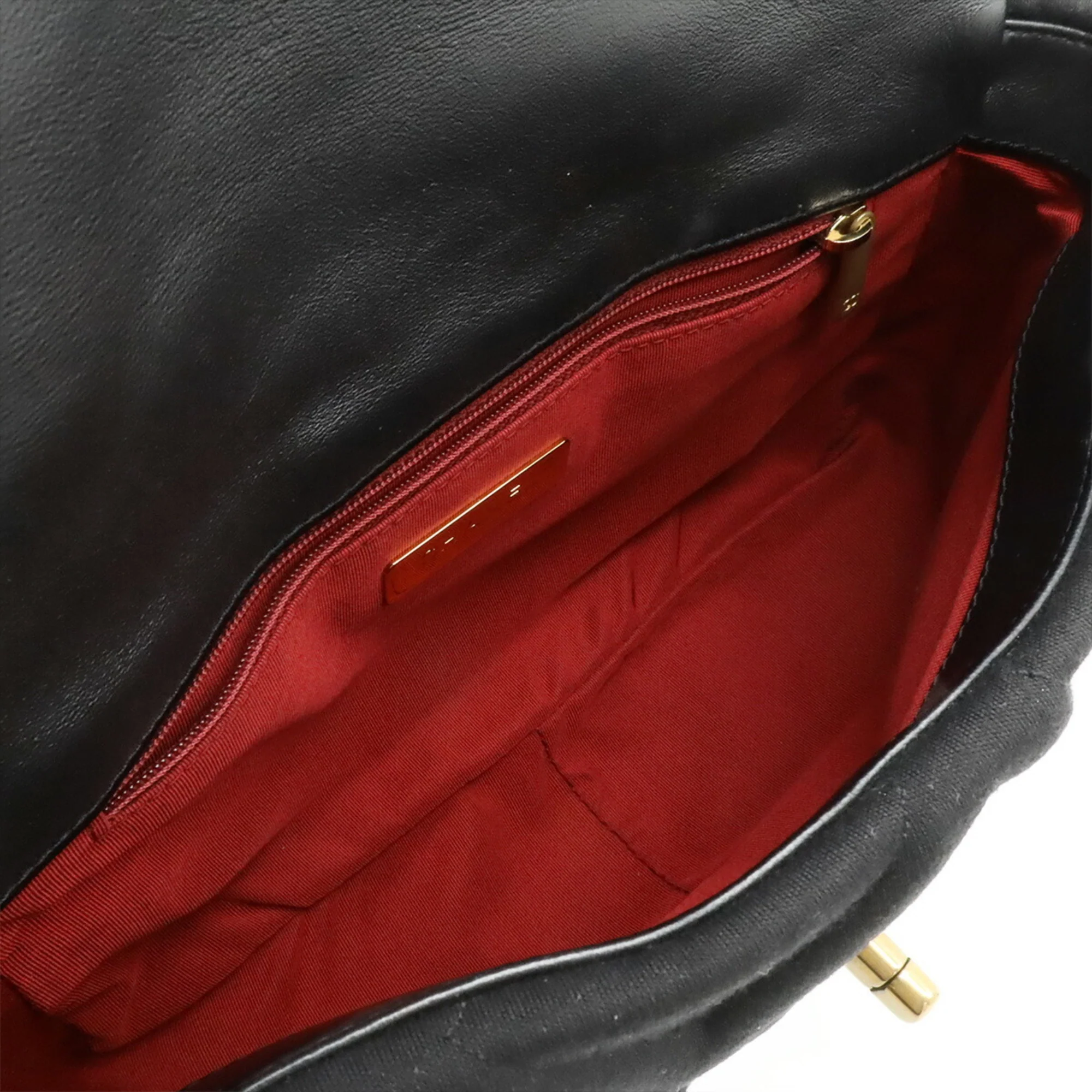 19 Flap Bag Quilted Jersey Large - Image 7