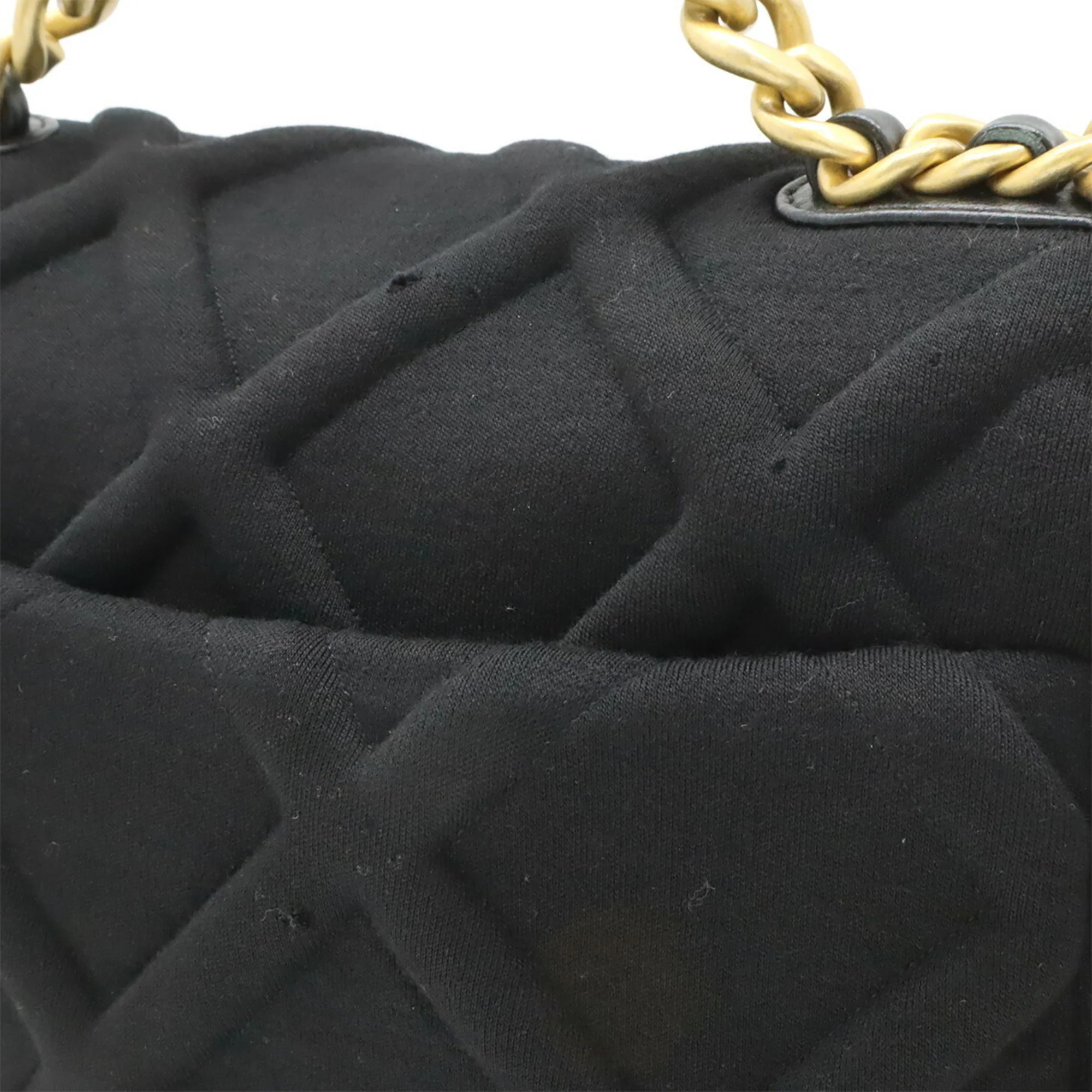19 Flap Bag Quilted Jersey Large - Image 8