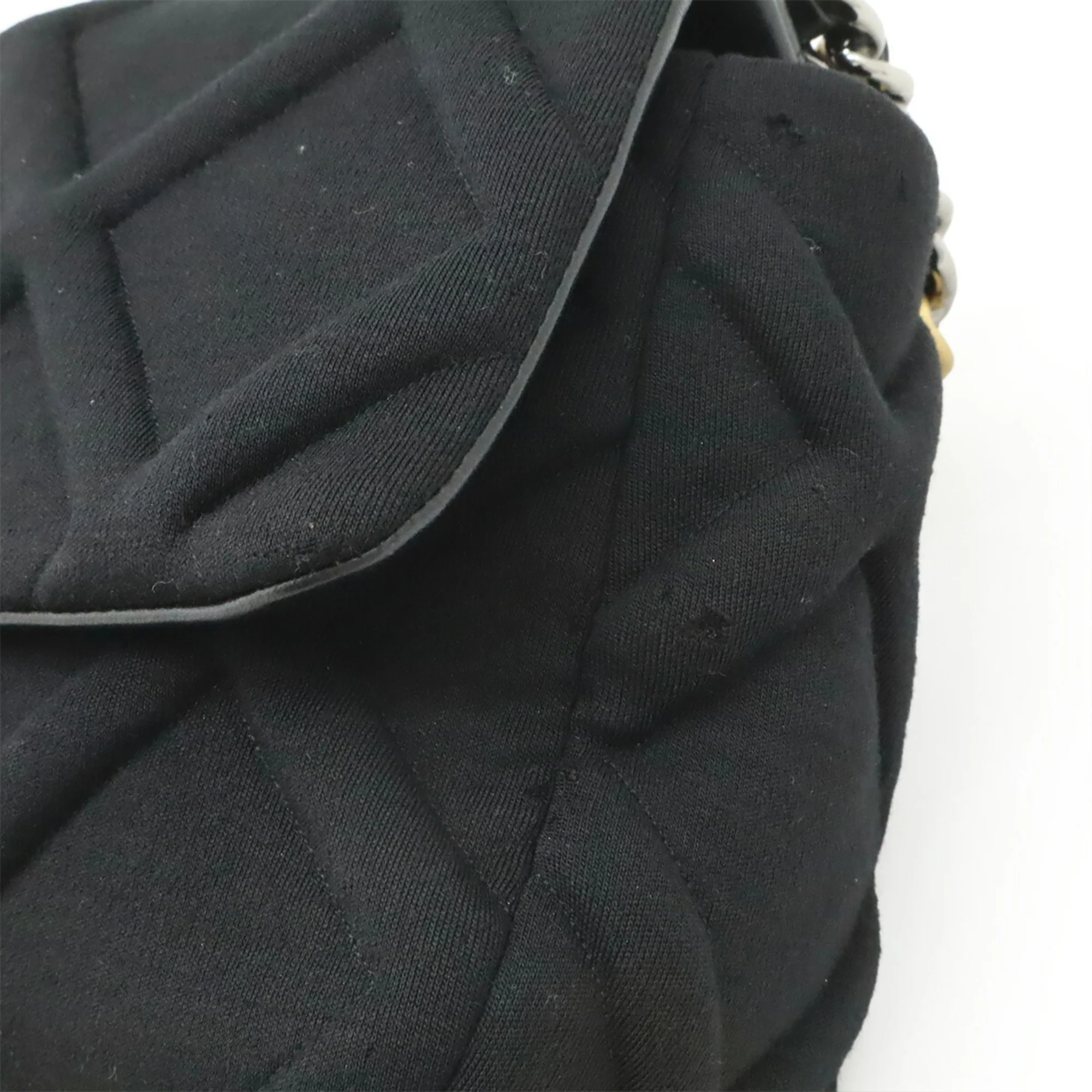 19 Flap Bag Quilted Jersey Large - Image 9