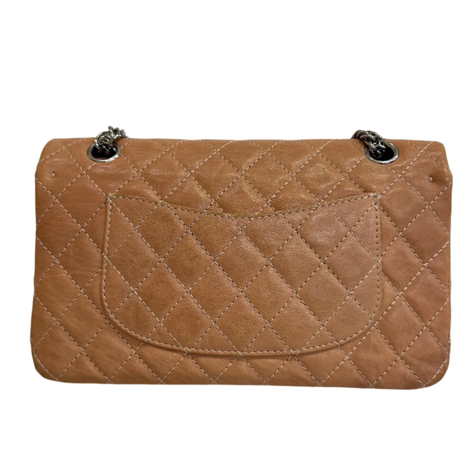 Bijoux Chain Double Flap Bag Quilted Caviar Medium - Image 2