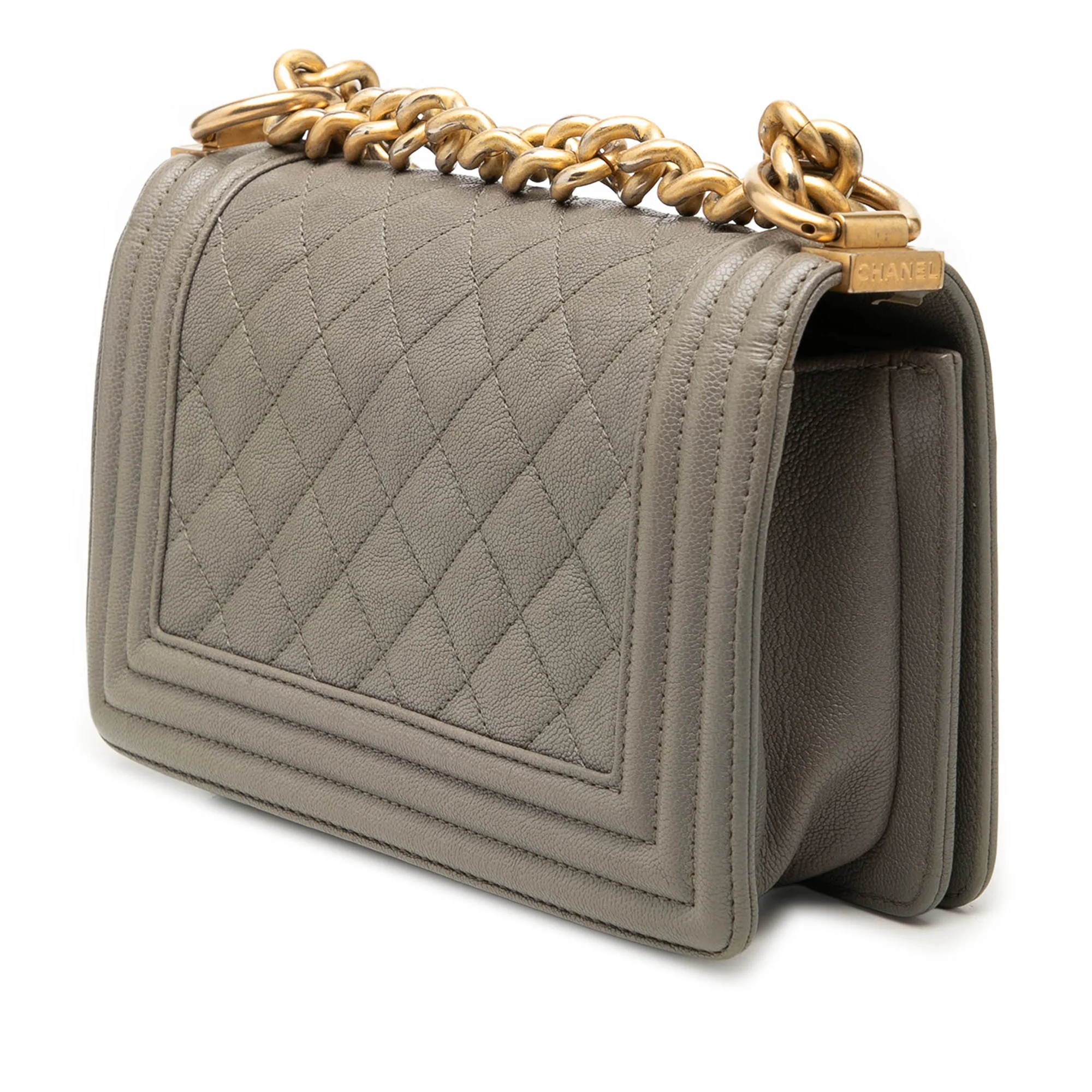 Boy Flap Bag Quilted Caviar Small - Image 2