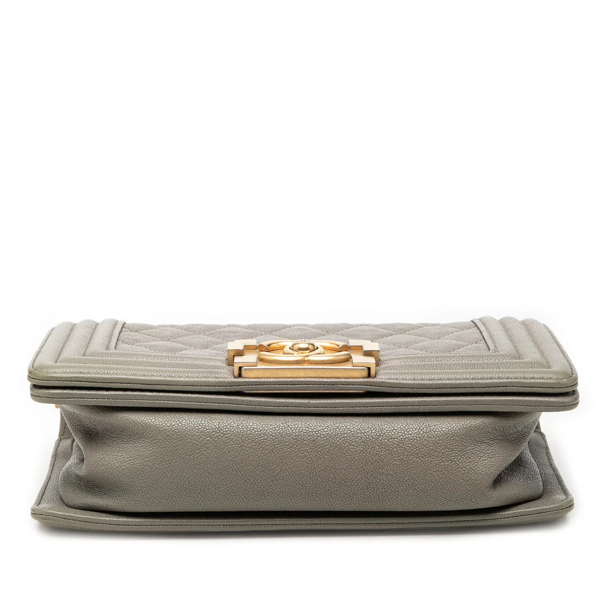 Boy Flap Bag Quilted Caviar Small - Image 3
