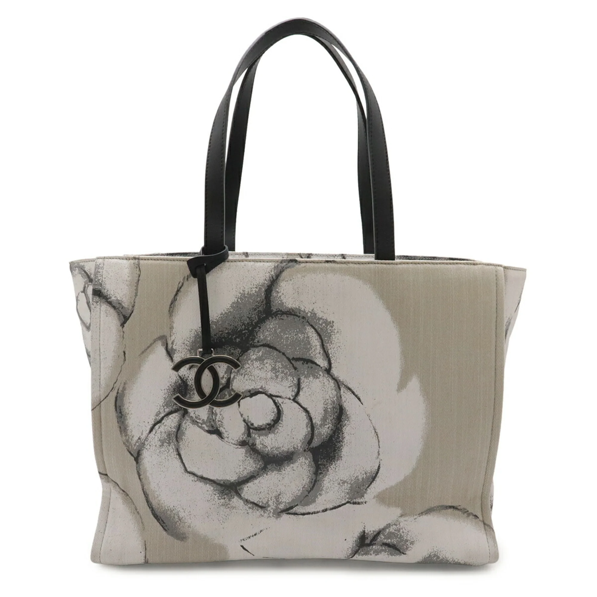 Camellia CC Tote Printed Canvas Large - Image 2