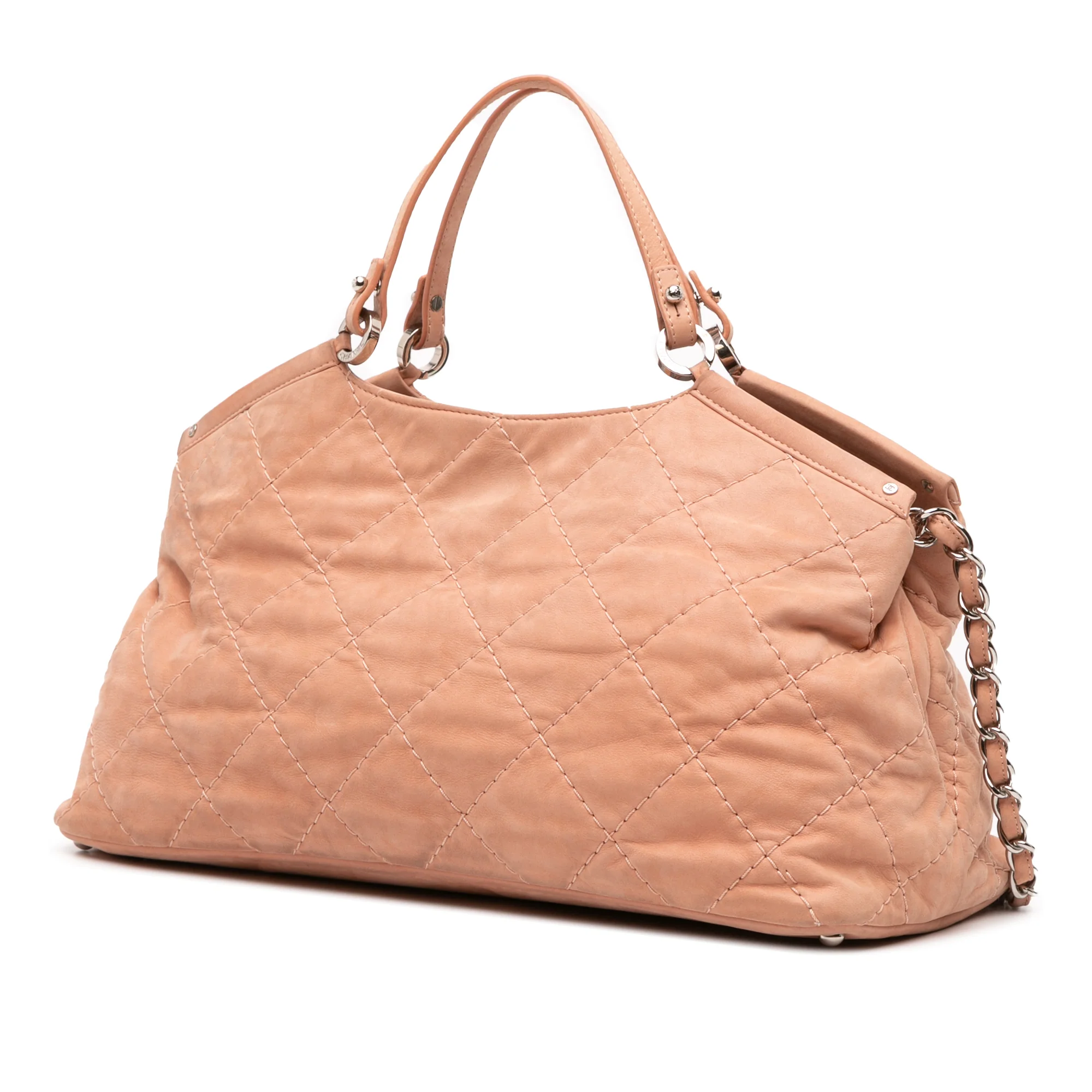 CC Sea Hit Tote Quilted Iridescent Calfskin Small - Image 2