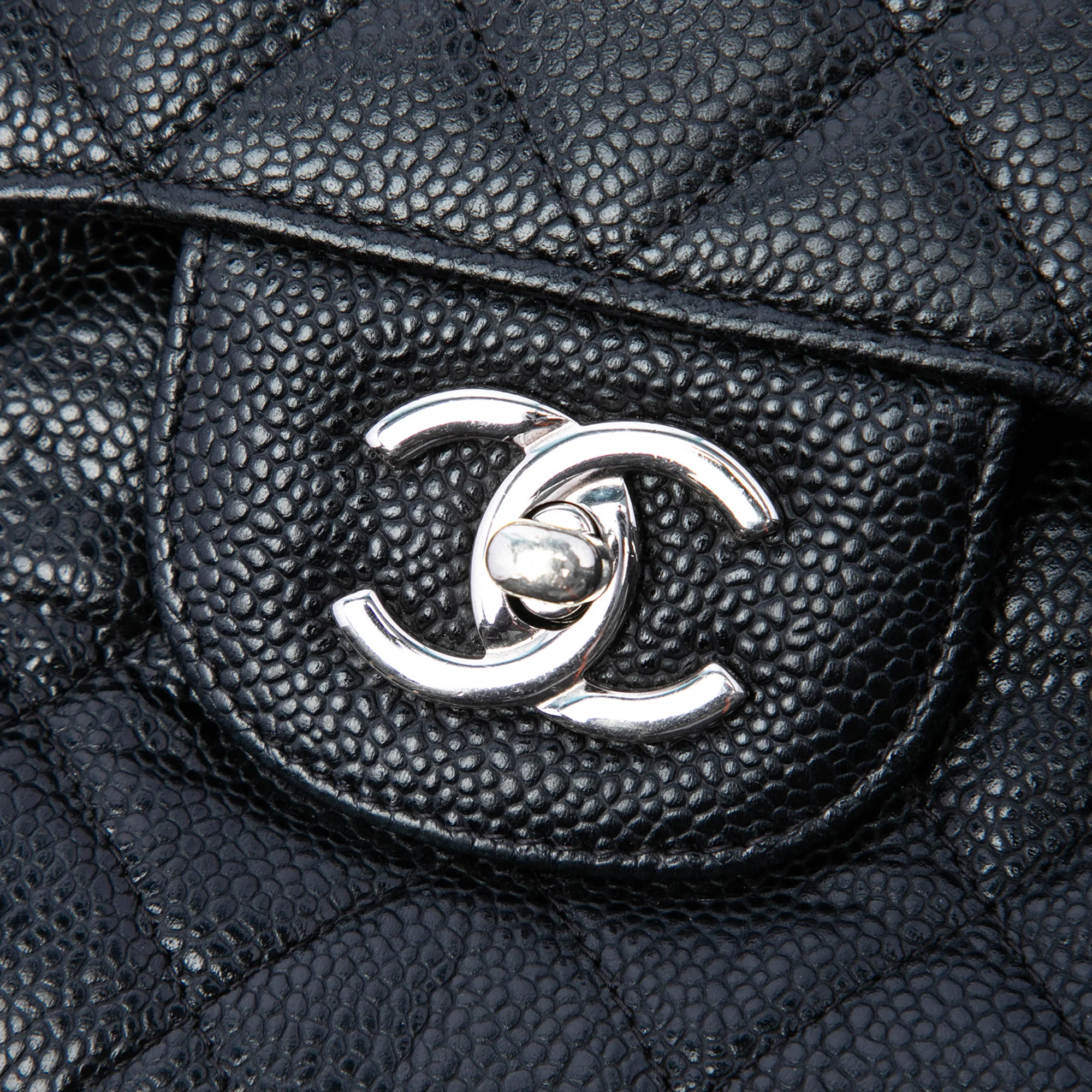 Classic Double Flap Bag Quilted Caviar Jumbo - Image 5