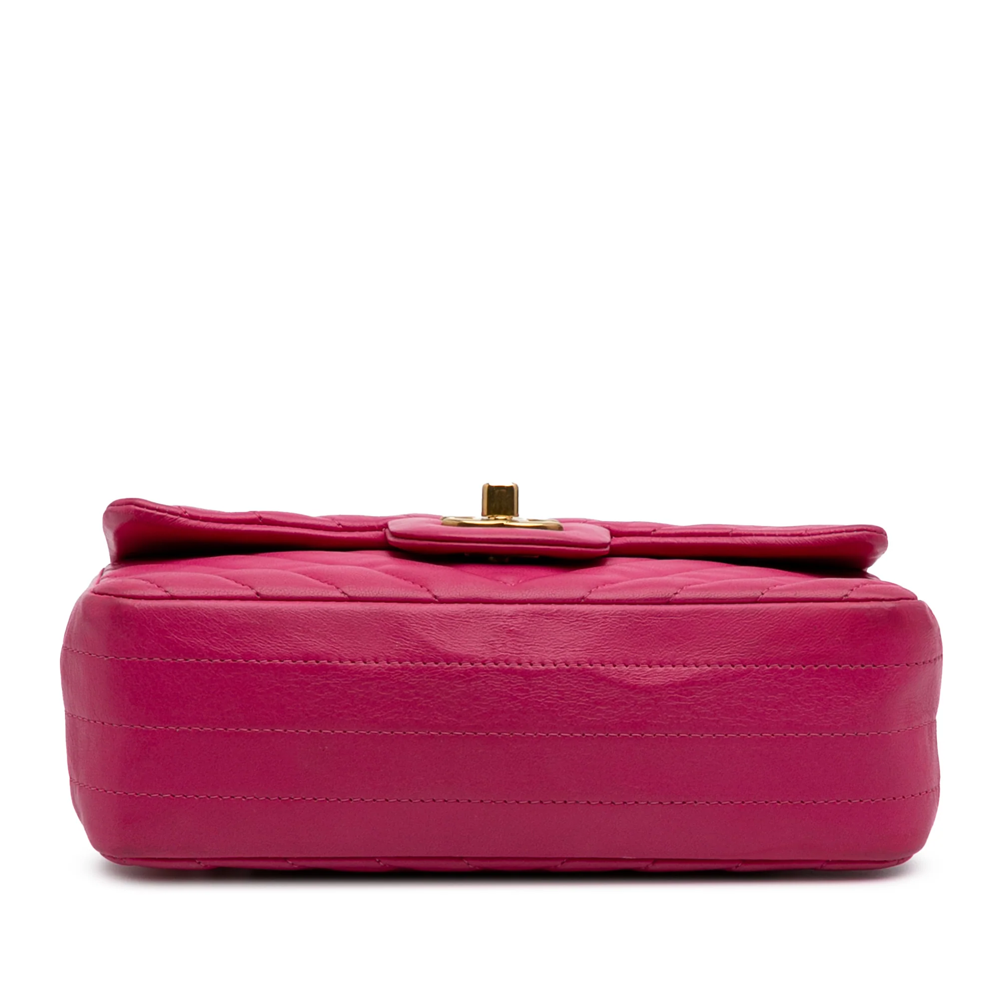 Classic Single Flap Bag Chevron Lambskin Mini - Image 3