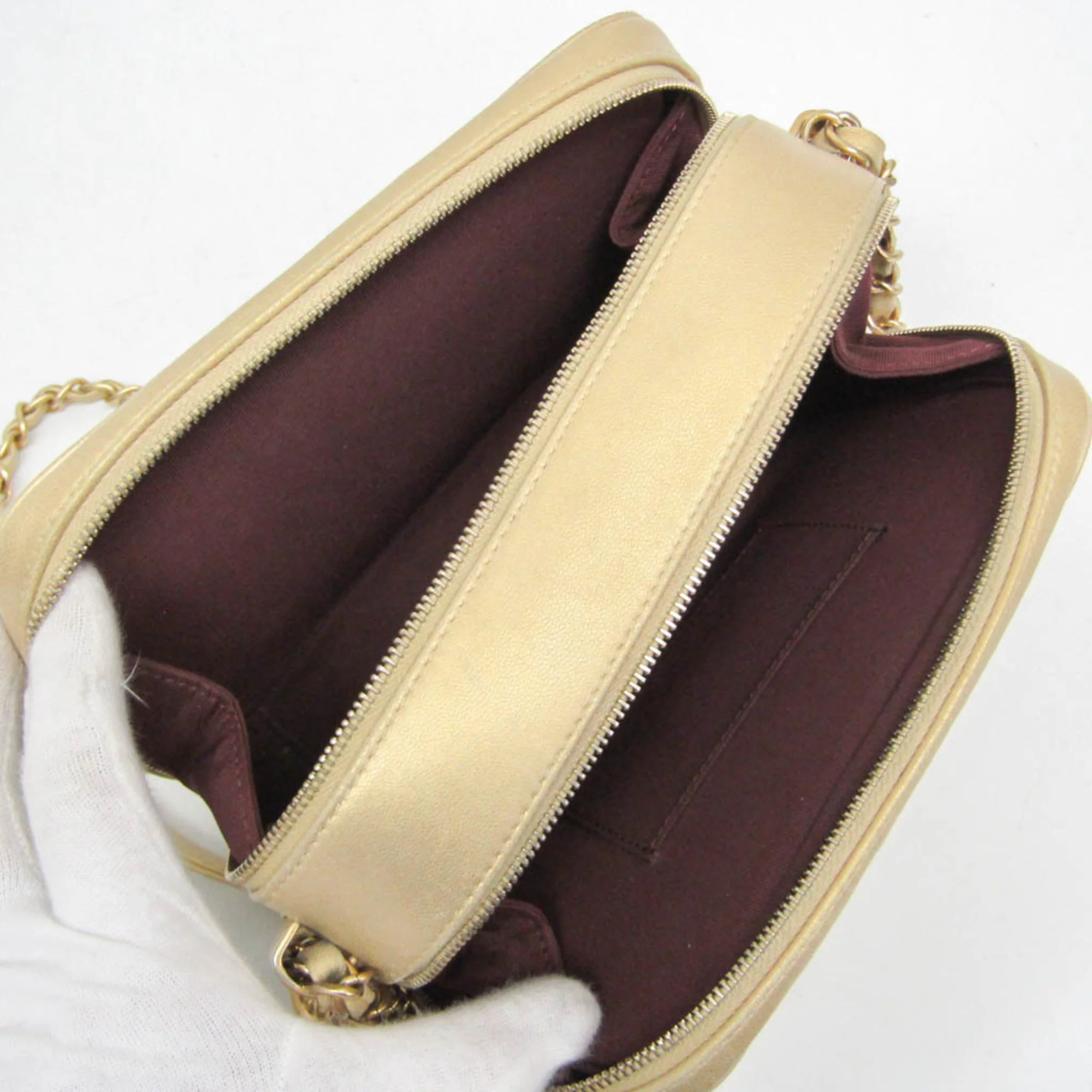 Coco Boy Camera Bag Quilted Leather Small - Image 3