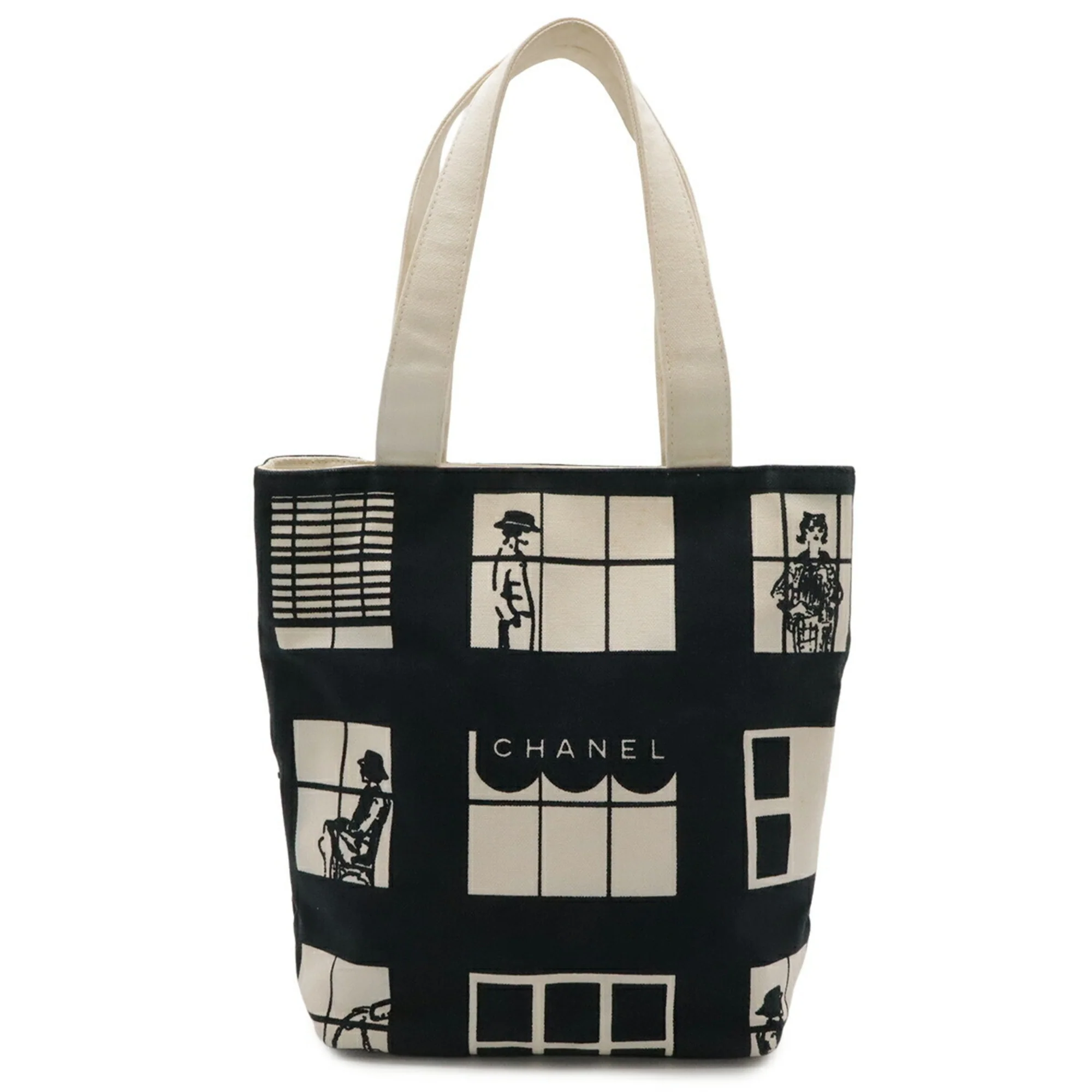 Coco Window Tote Printed Canvas Large
