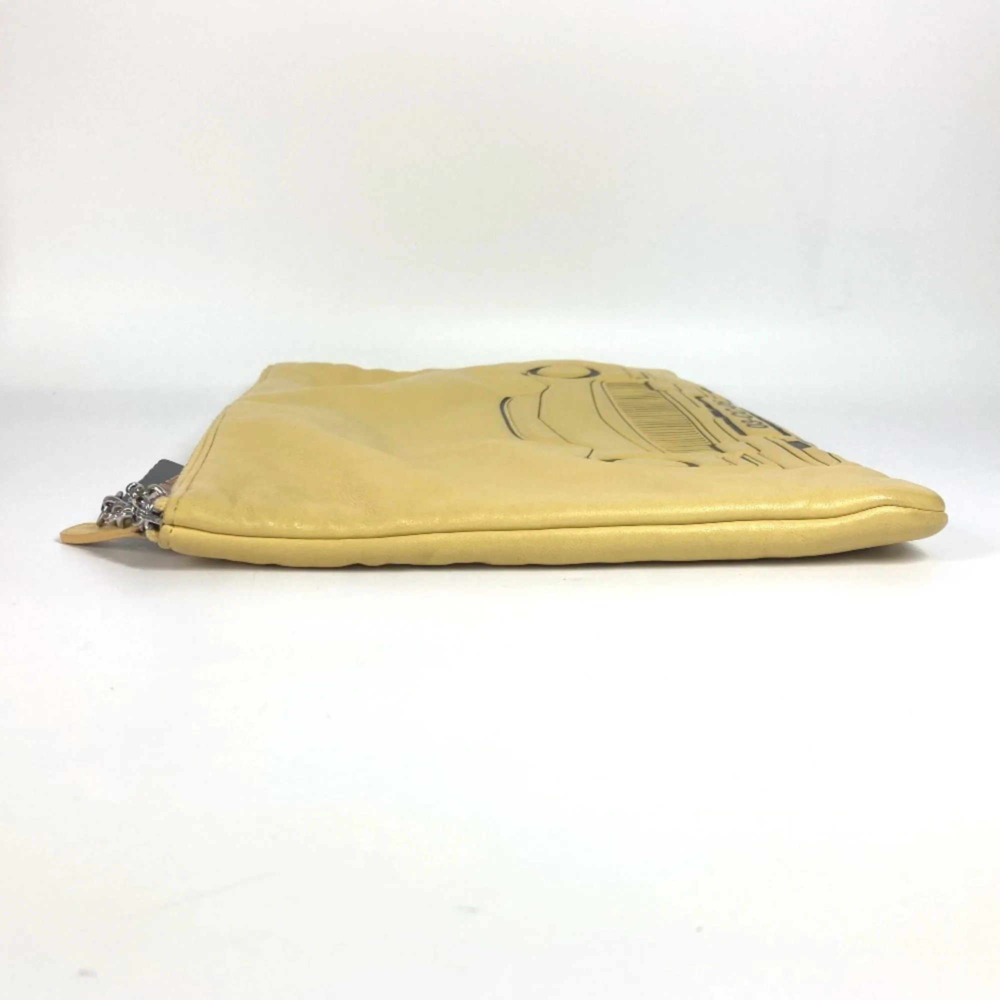 Cuba La Habana O Case Clutch Printed Embossed Lambskin Medium - Image 3