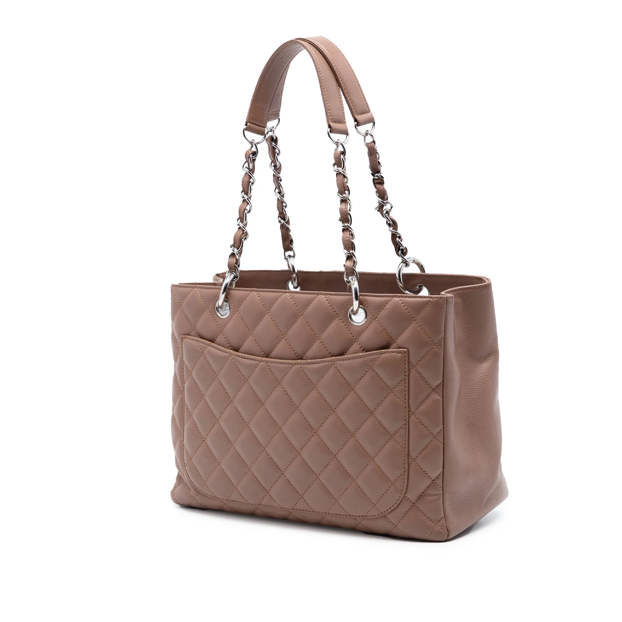 Grand Shopping Tote Quilted Caviar - Image 2